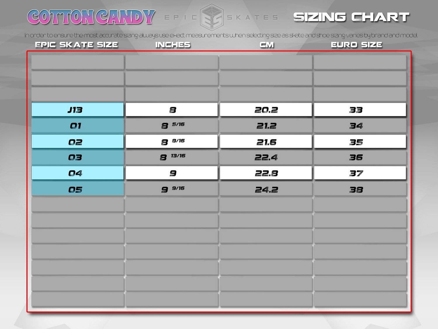 Epic Skates Youth Cotton Candy Roller Skates                                                                                     - view number 7