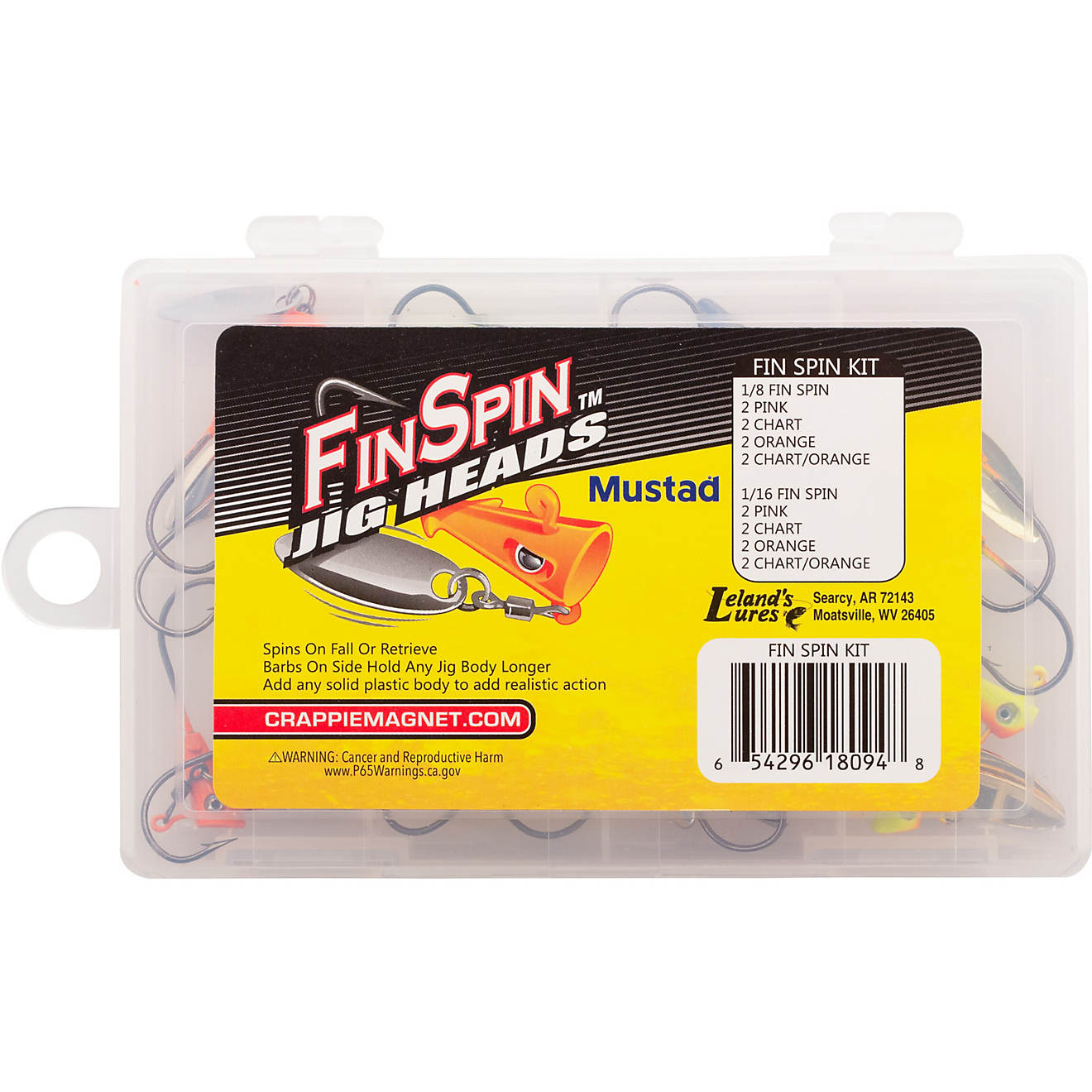 Leland Lures Fin Spin Jig Heads Kit                                                                                              - view number 1