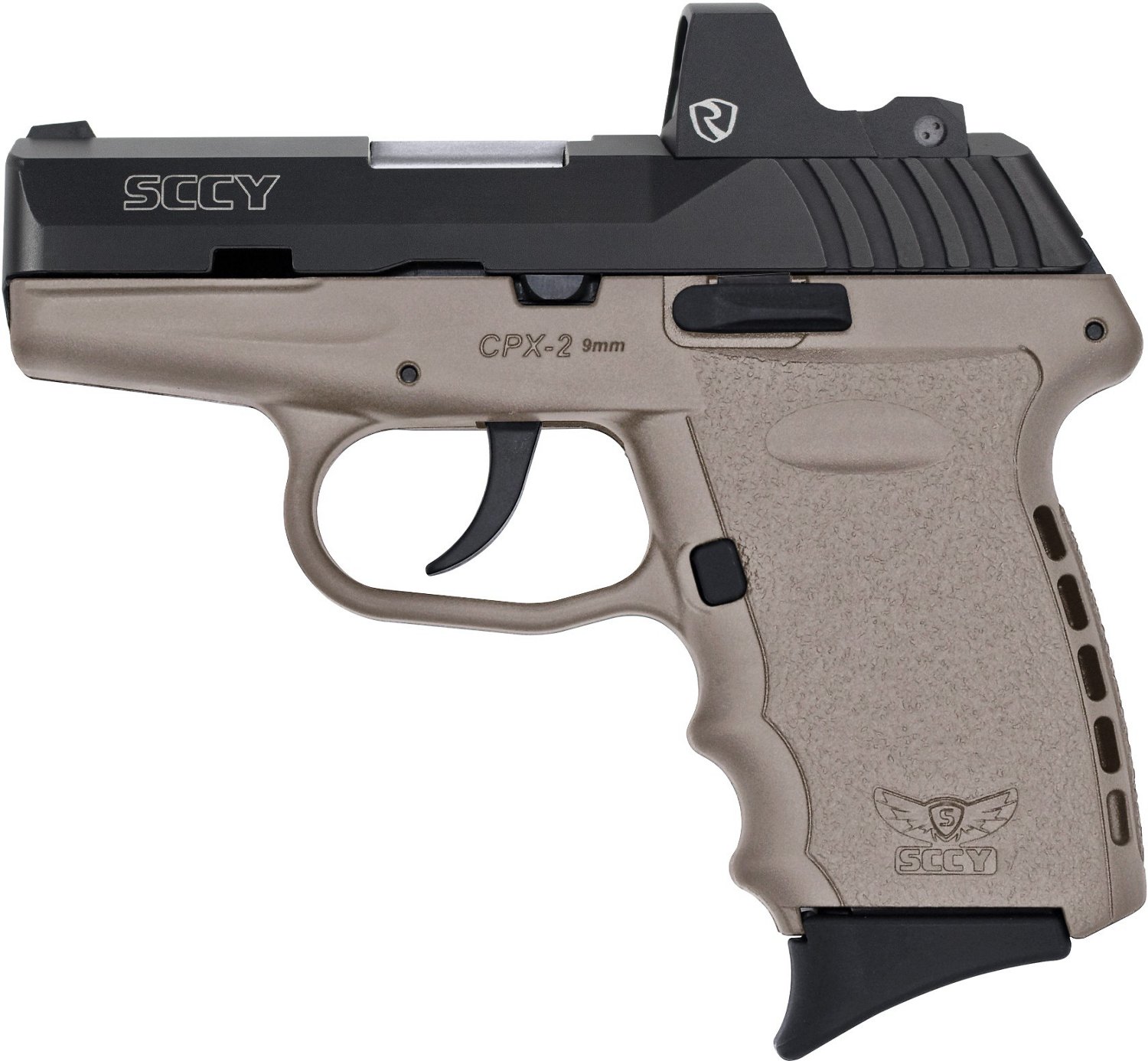 Sccy Cpx 2 Fde Riton Red Dot 9mm Centerfire Pistol Academy