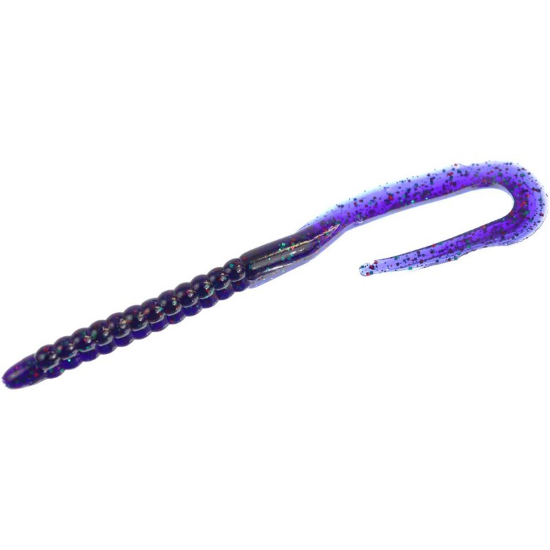 Zoom Mag U-Tale Red Bug 7-1/2 in Worm Baits 15-Pack Purple - Frsh Wtr Soft Plastic at Academy Sports