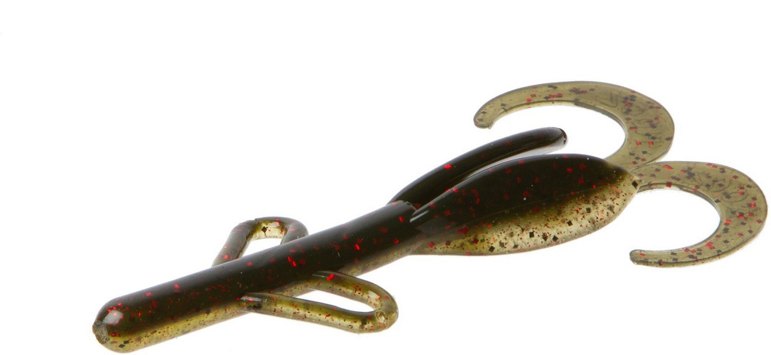 Zoom Brush Hog Midsize Creature Baits 10Pack Academy