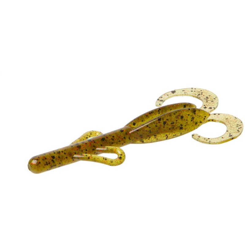 Zoom Brush Hog Midsize Creature Baits 10-Pack Watermelon/Red - Frsh Wtr Soft Plastic at Academy Sports