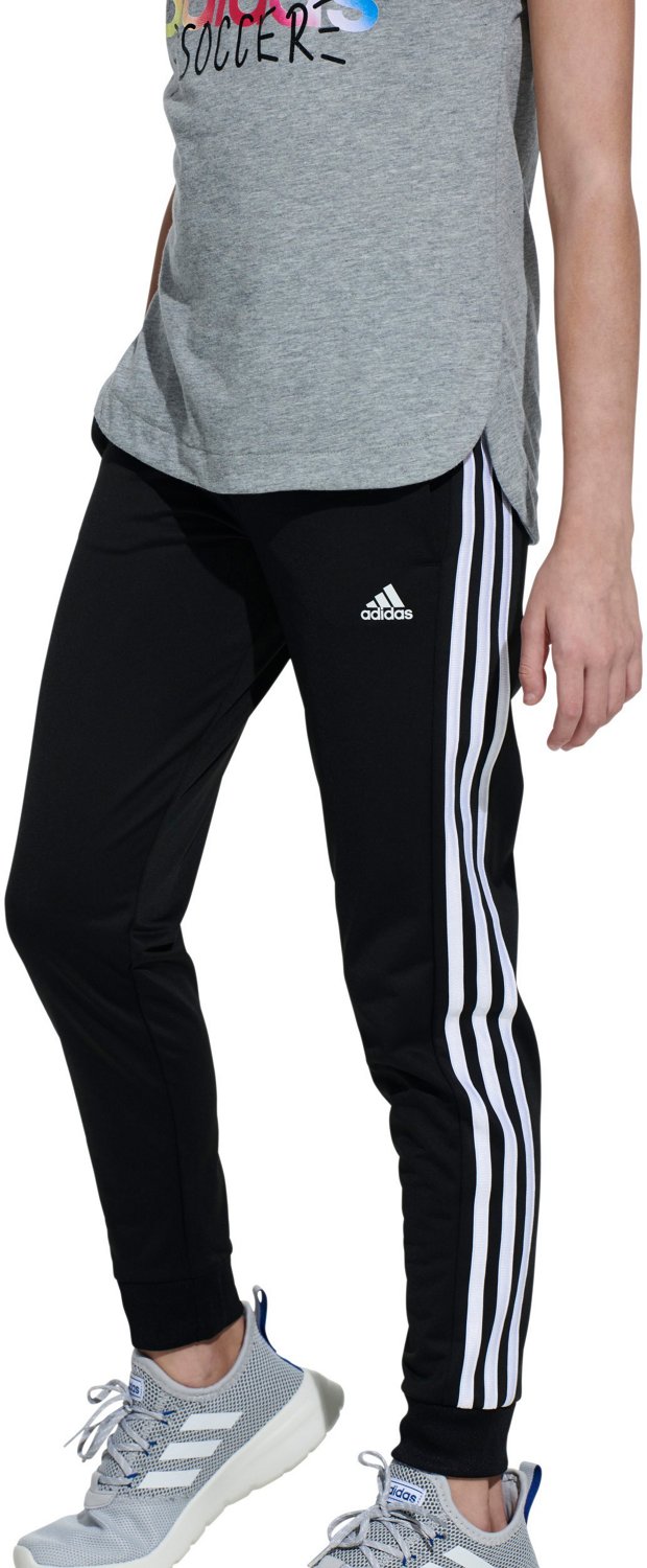 Girls grey cheap adidas joggers