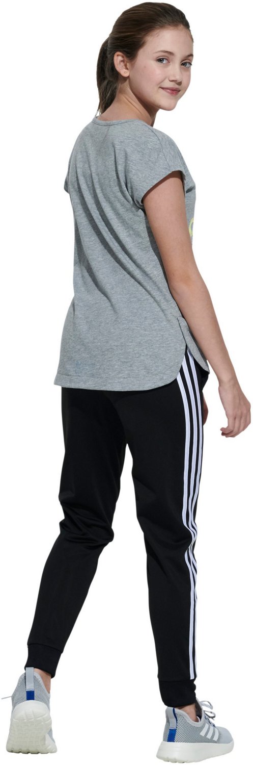 Girls discount adidas trousers