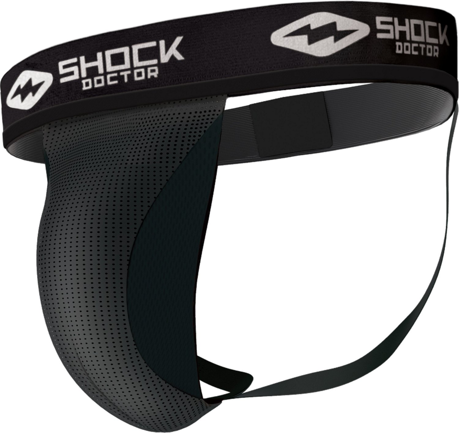 Shock Doctor Sport Compression Athletic Short with Pocket, Black