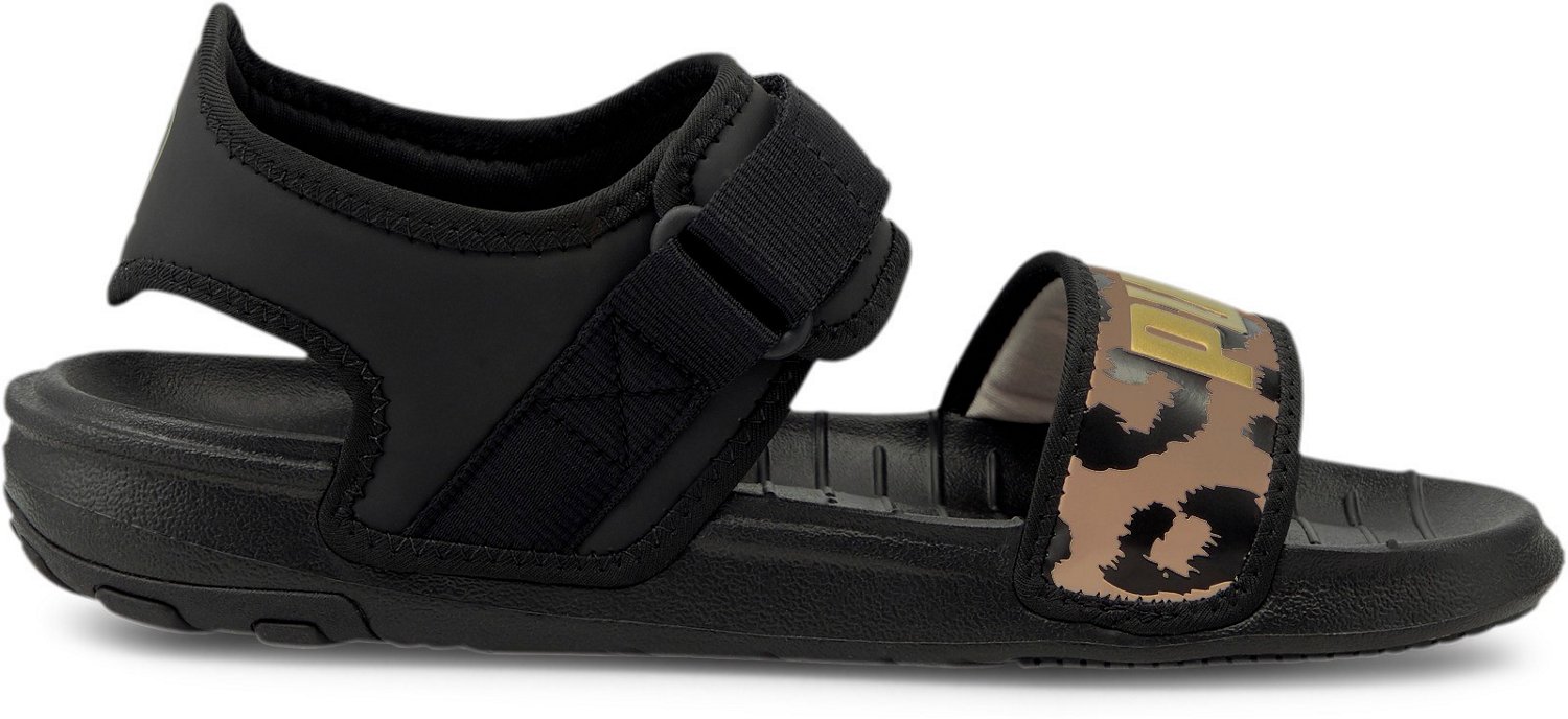 PUMA Women's Softride Leopard Sandals - view number 2