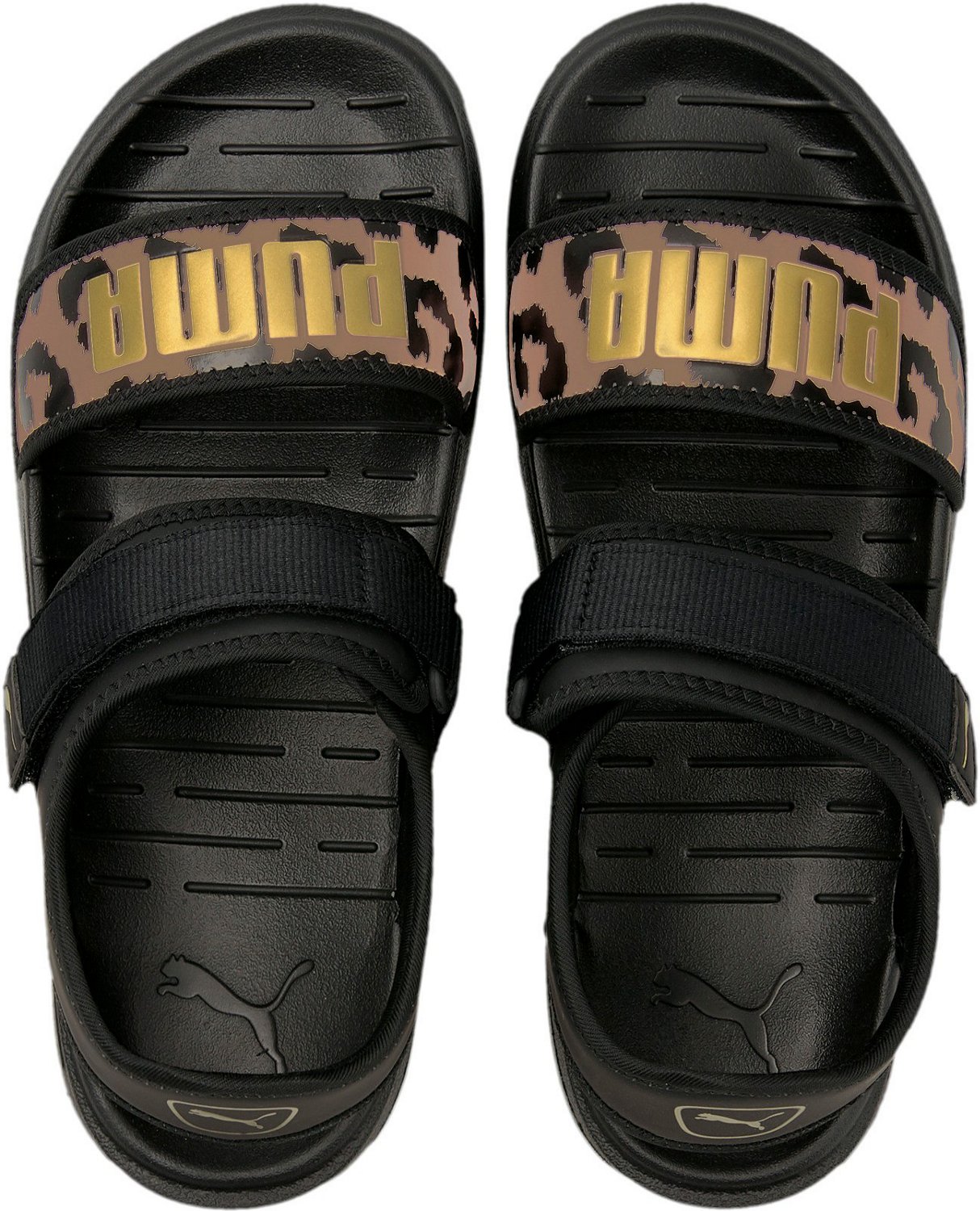 PUMA Women's Softride Leopard Sandals | Academy