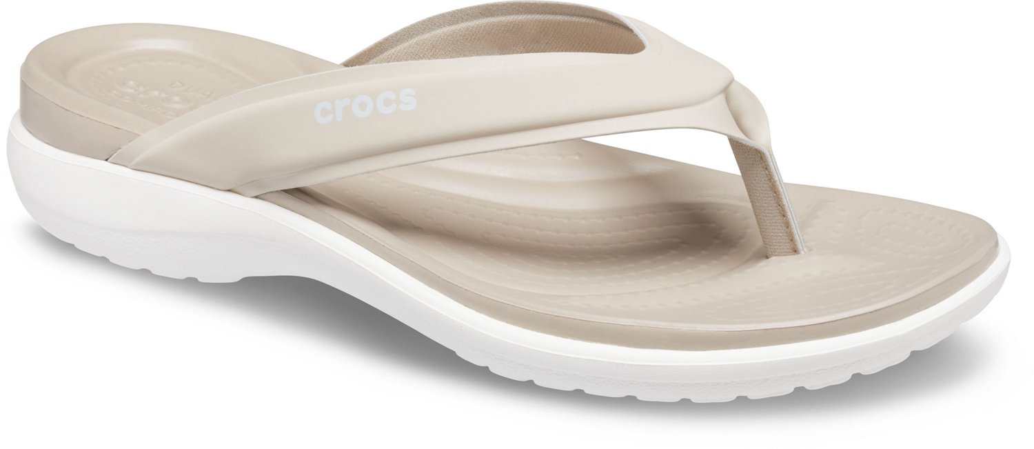 Crocs women's capri strappy cheap flip flop