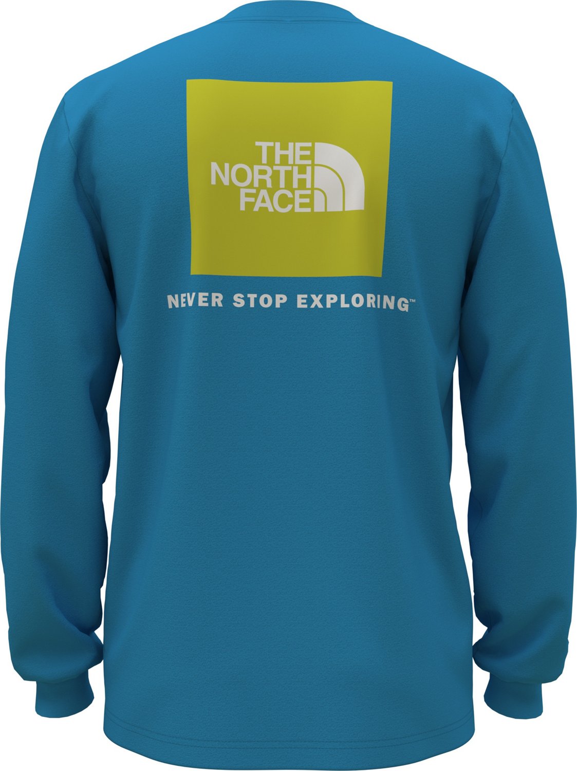 North face never stop exploring long sleeve t hot sale shirt