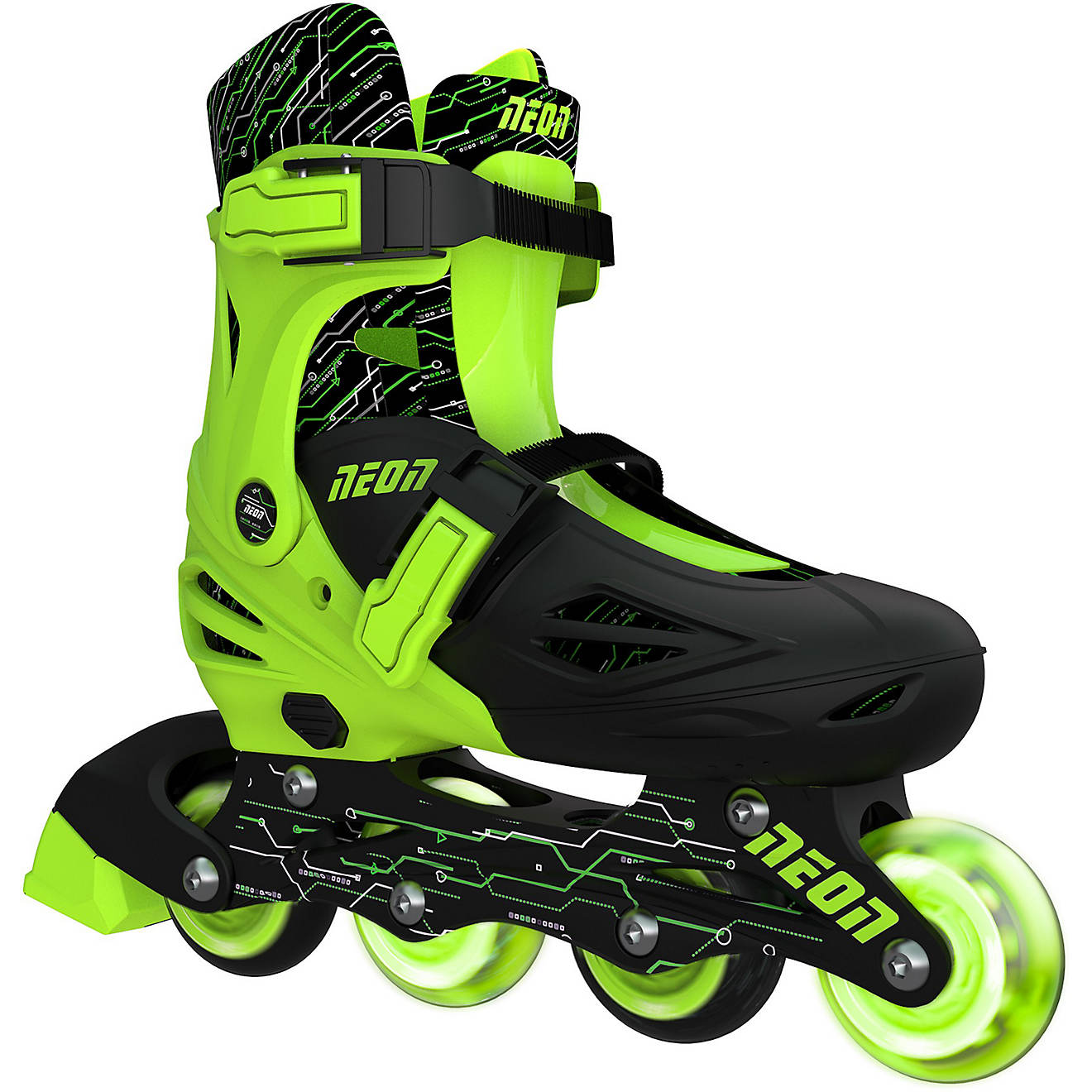 Yvolution Boys' 2-in-1 Combo Skates with LED Wheels                                                                              - view number 1