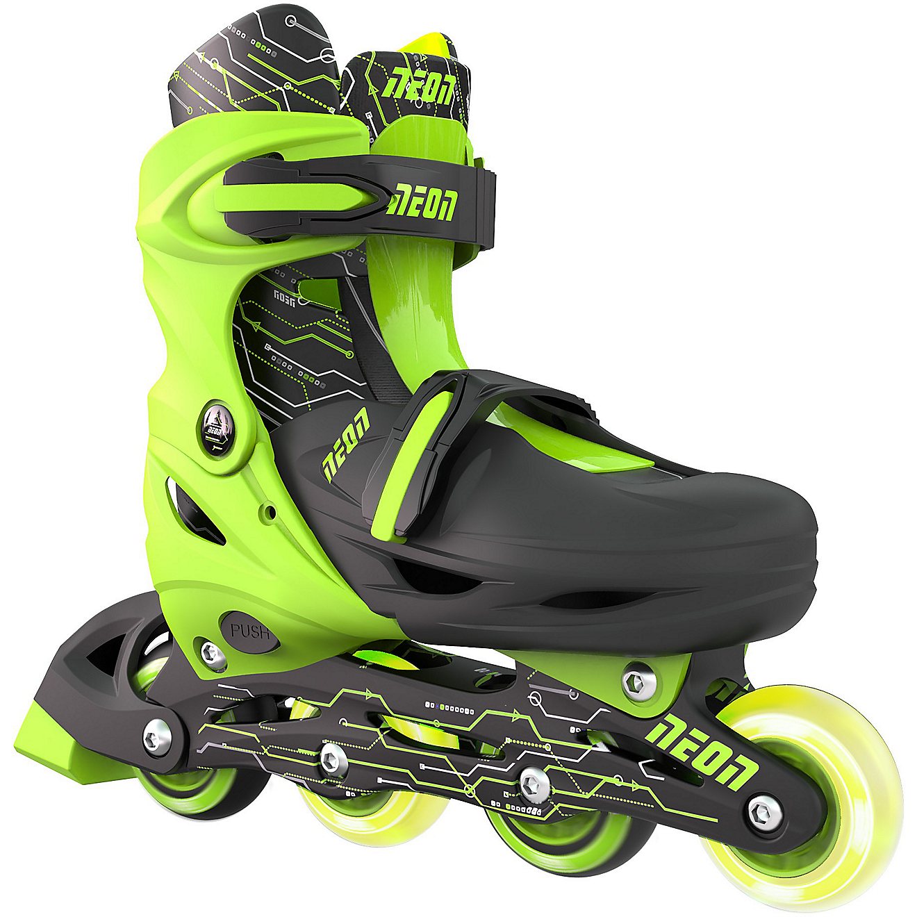 Yvolution Boys' 2-in-1 Combo Skates with LED Wheels                                                                              - view number 2
