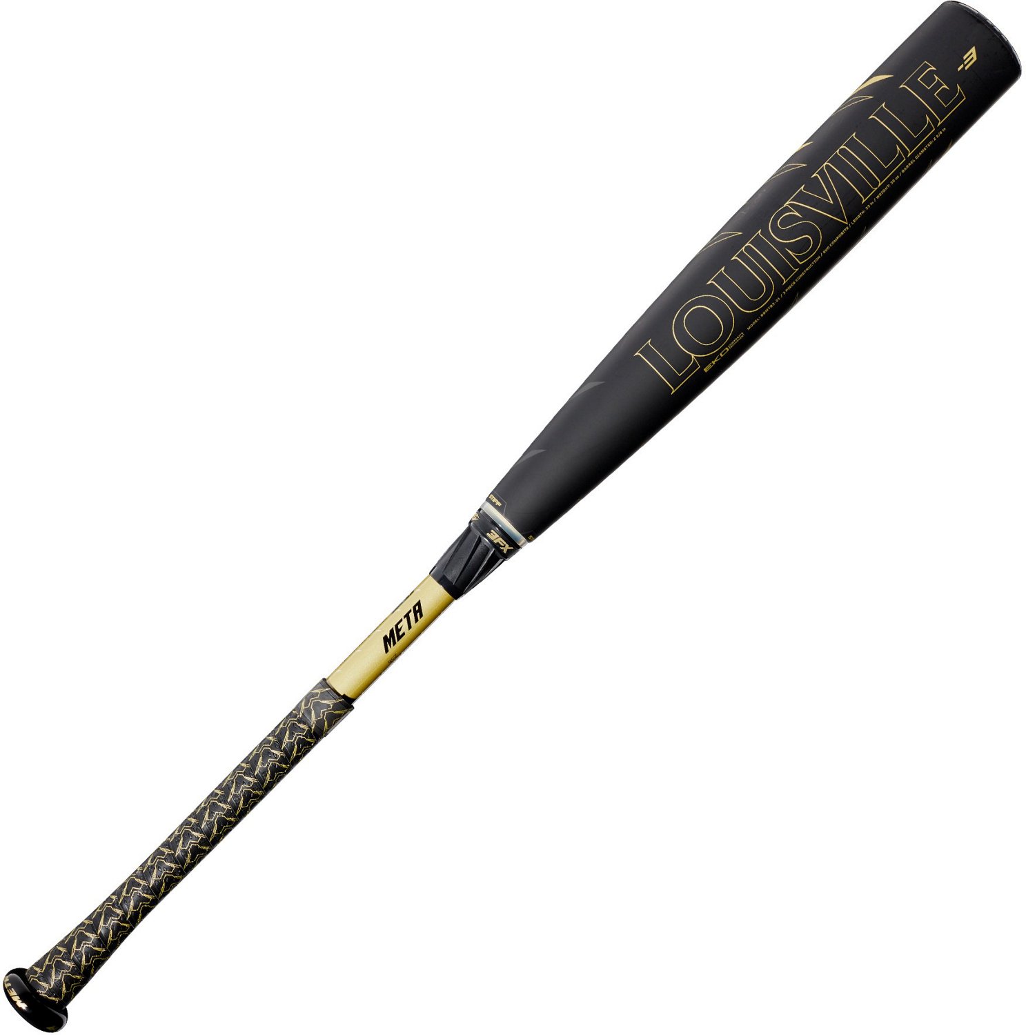 Louisville Slugger Men's META 2021 BBCOR Bat (-3)                                                                                - view number 3