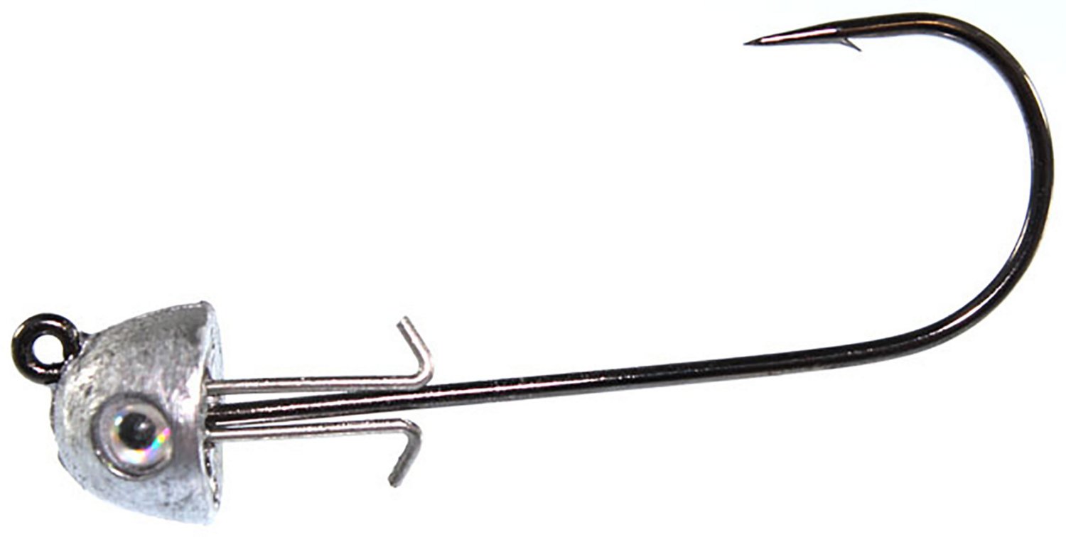 Fish Head V-Lock Swimbait Head Jigs 3-Pack