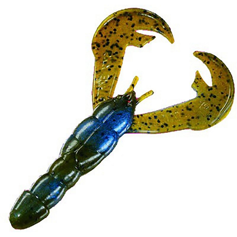 Strike King Rage Tail Craw Soft Bait - Blue Craw