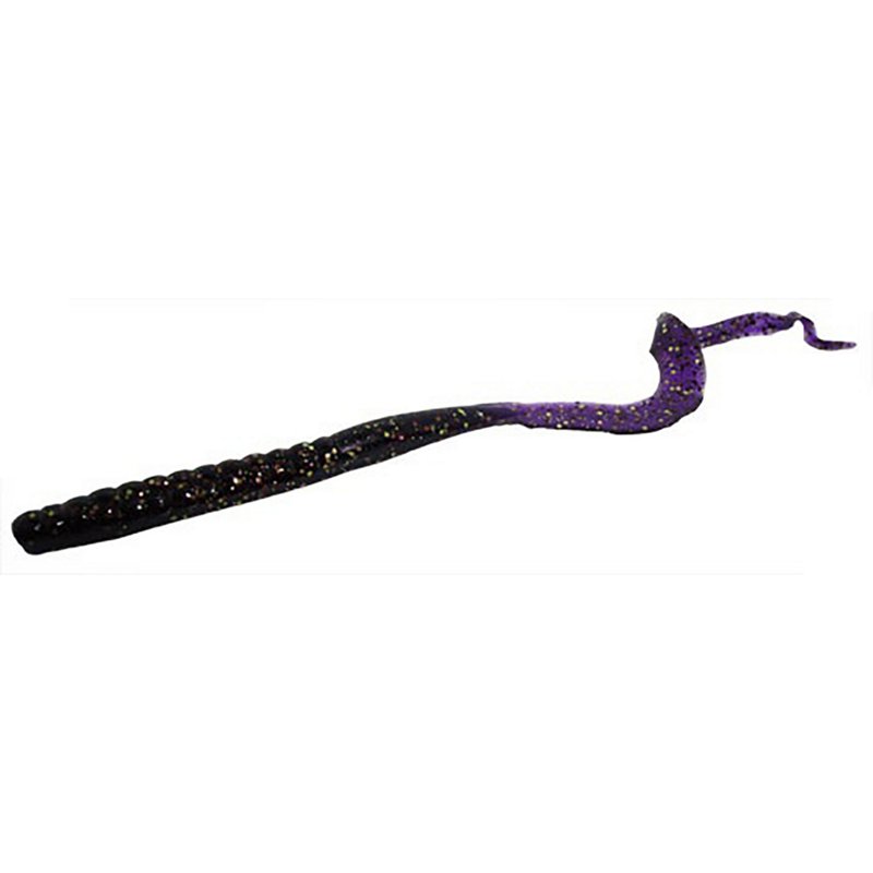 Zoom Mag II 9" Worm Baits 20-Pack Purple - Frsh Wtr Soft Plastic at Academy Sports