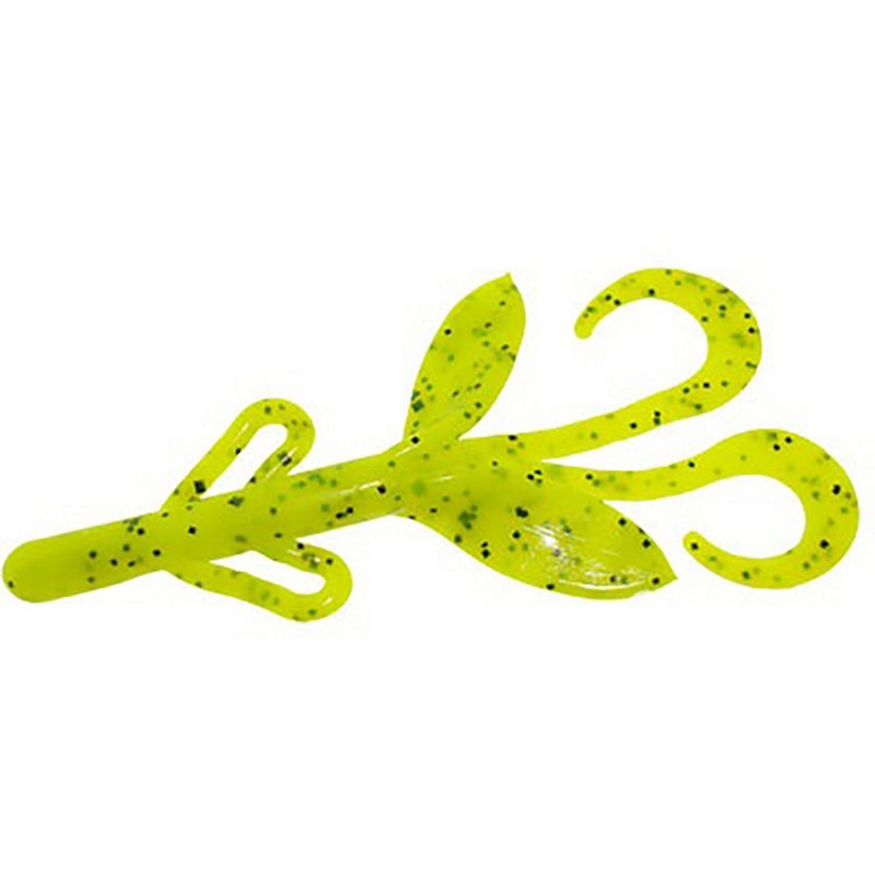 Zoom Baby Brush Hog 5" Creature Baits 12-Pack Yellow - Frsh Wtr Soft Plastic at Academy Sports