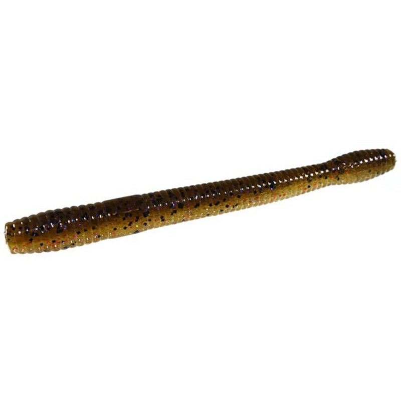 Zoom Magnum Finesse Worm Baits 10-Pack Brown - Frsh Wtr Soft Plastic at Academy Sports