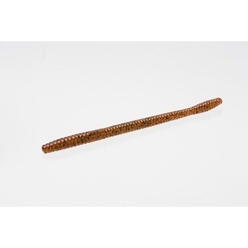 Zoom Magnum 7" Trick Worms 8-Pack Pumpkin - Frsh Wtr Soft Plastic at Academy Sports
