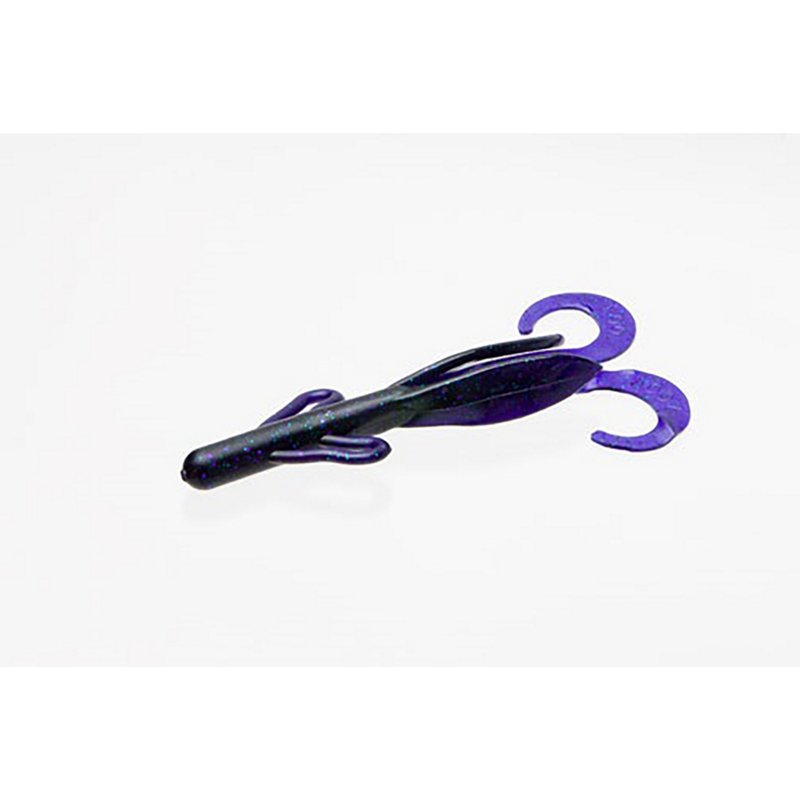 Zoom Brush Hog 7" Creatures 8-Pack Purple - Frsh Wtr Soft Plastic at Academy Sports