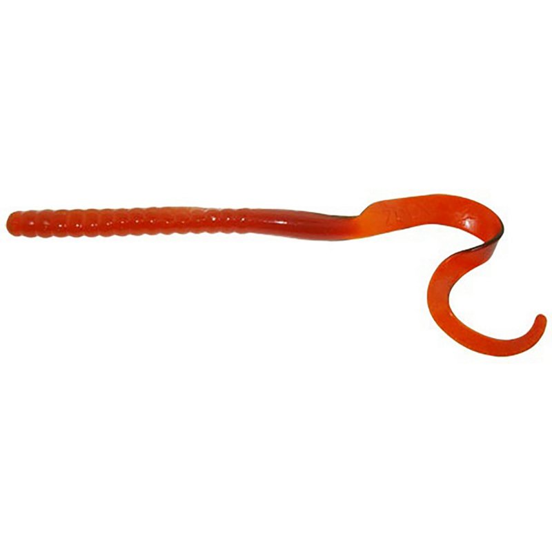 Zoom Ol' Monster 10-1/2" Worm Baits 9-Pack Orange - Frsh Wtr Soft Plastic at Academy Sports