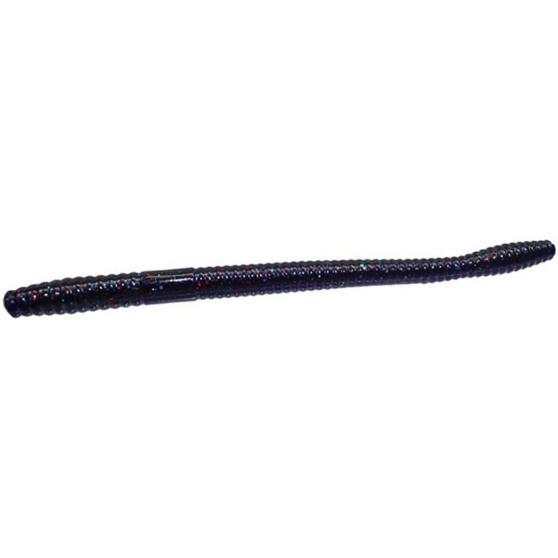 Zoom Magnum 7" Trick Worms 8-Pack Junebug Red - Frsh Wtr Soft Plastic at Academy Sports