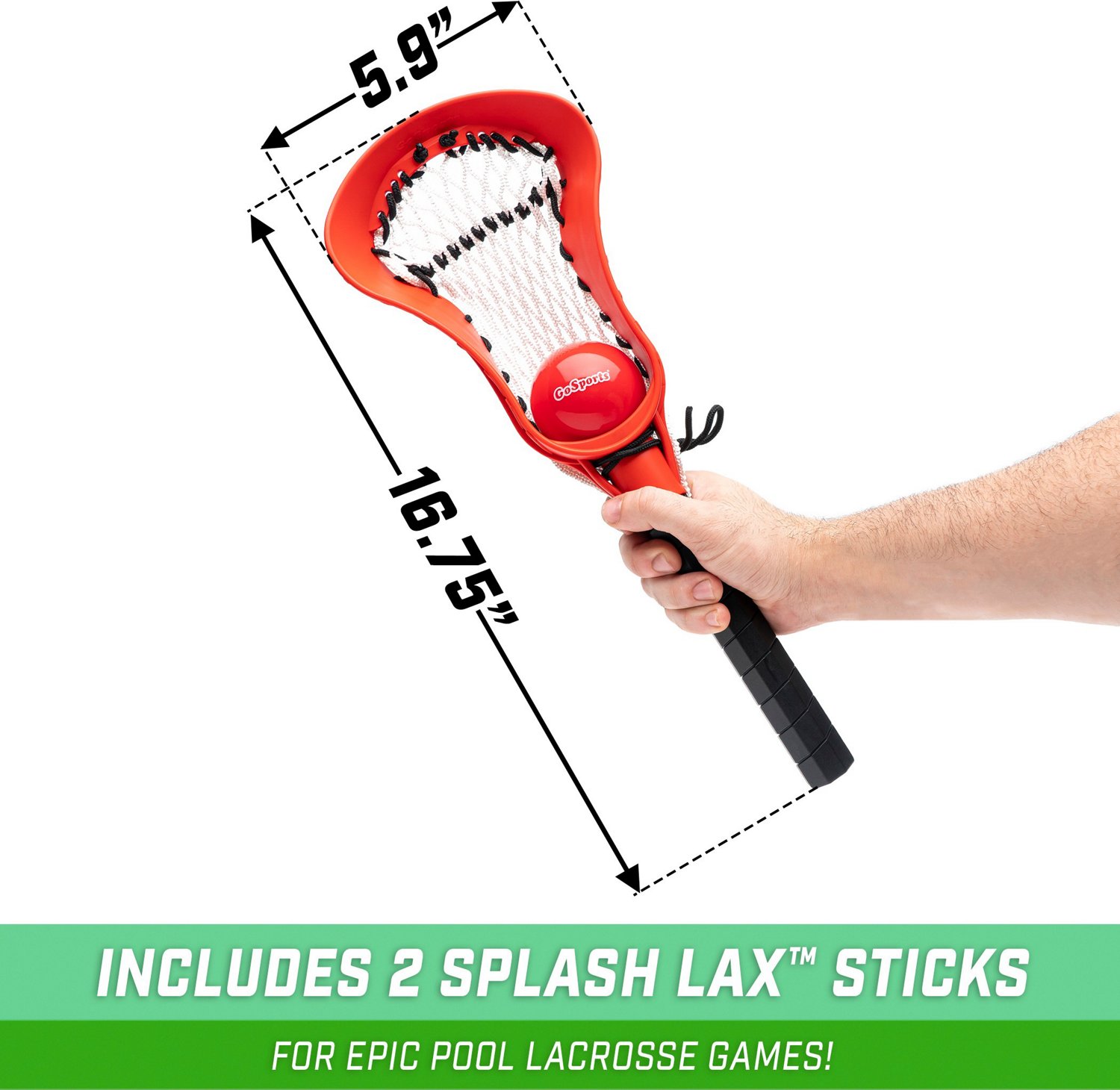 GoSports Splash LAX Lacrosse Floating Pool Goal Set                                                                              - view number 2
