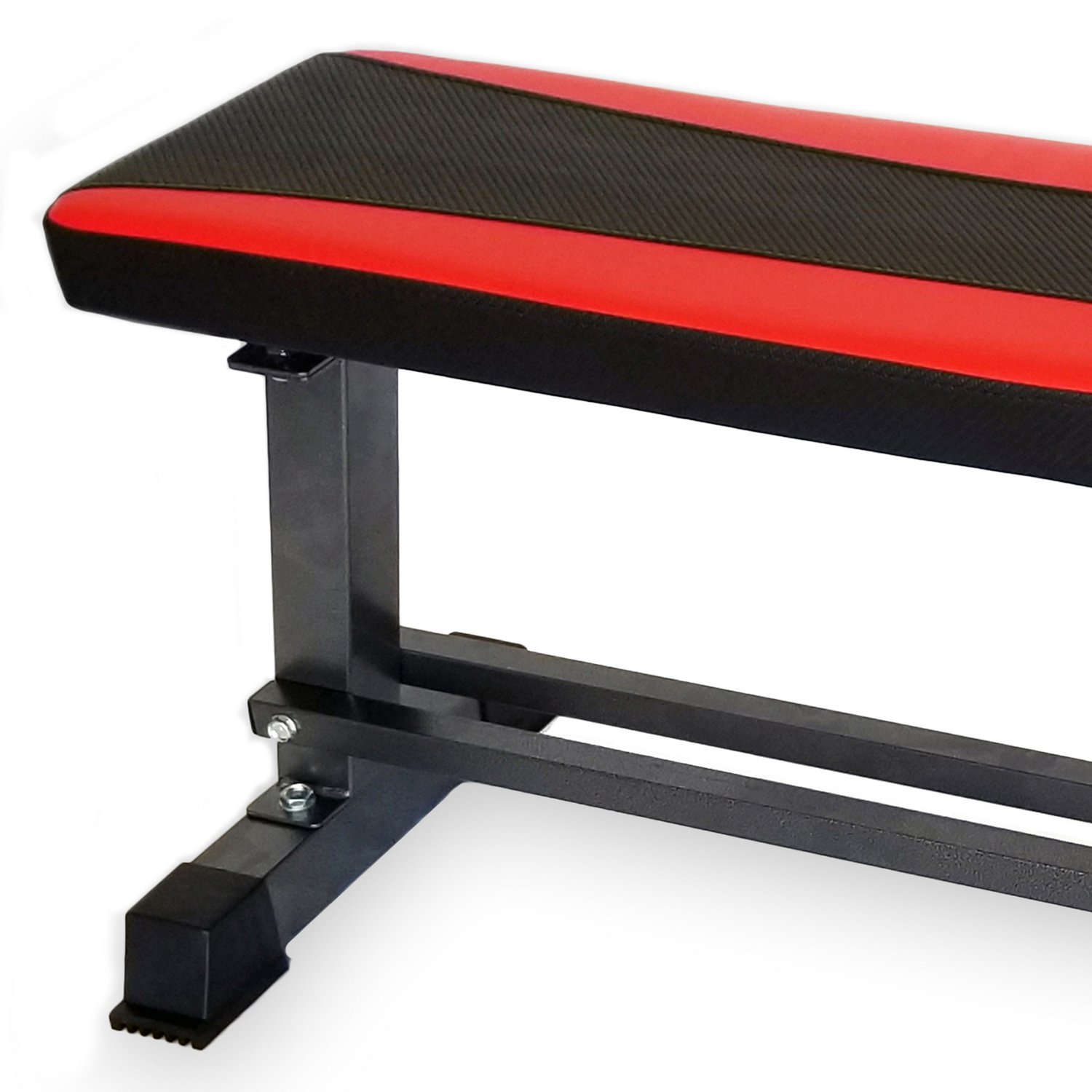 Pure Fitness Flat Bench with Dumbbell Rack                                                                                       - view number 2