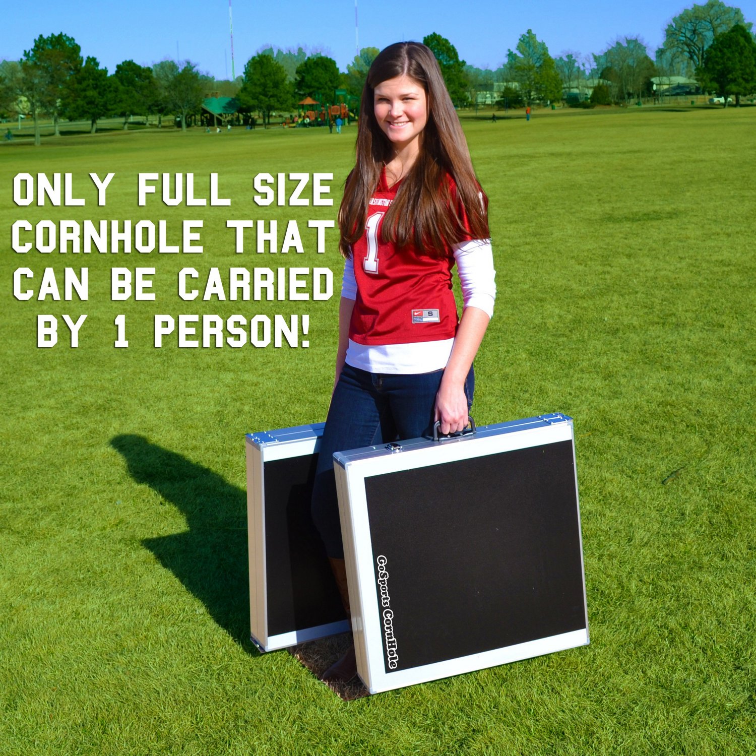 GoSports LED 4 x 2 ft Aluminum Cornhole Set  - view number 5
