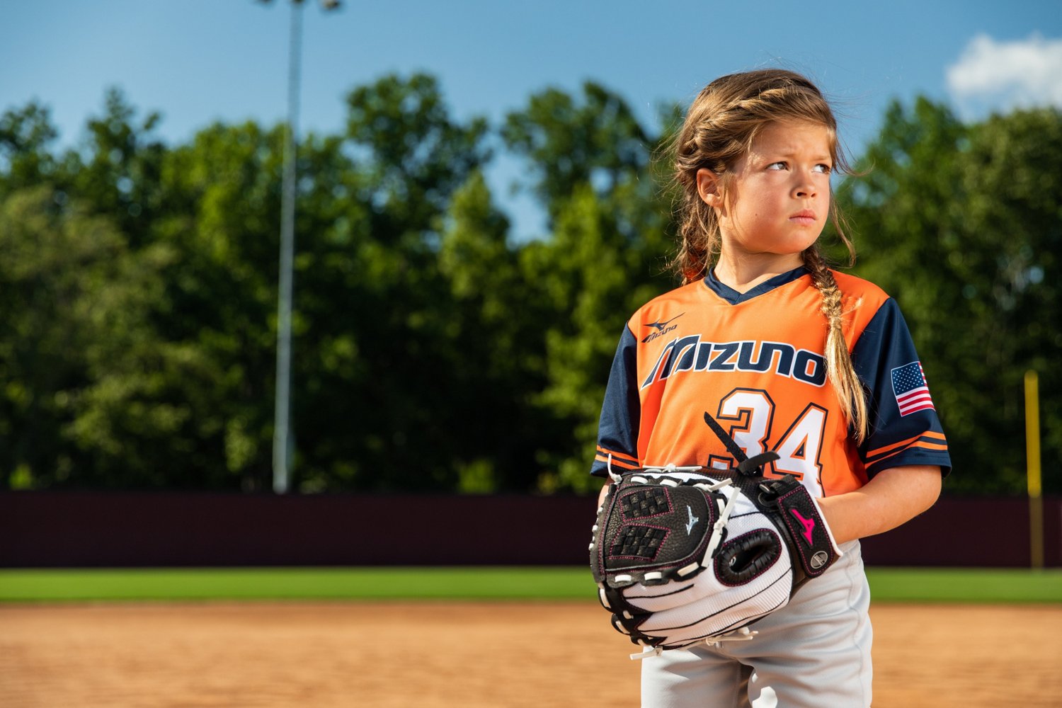 Jennie Finch Mizuno Youth Baseball/softball Glove 10 