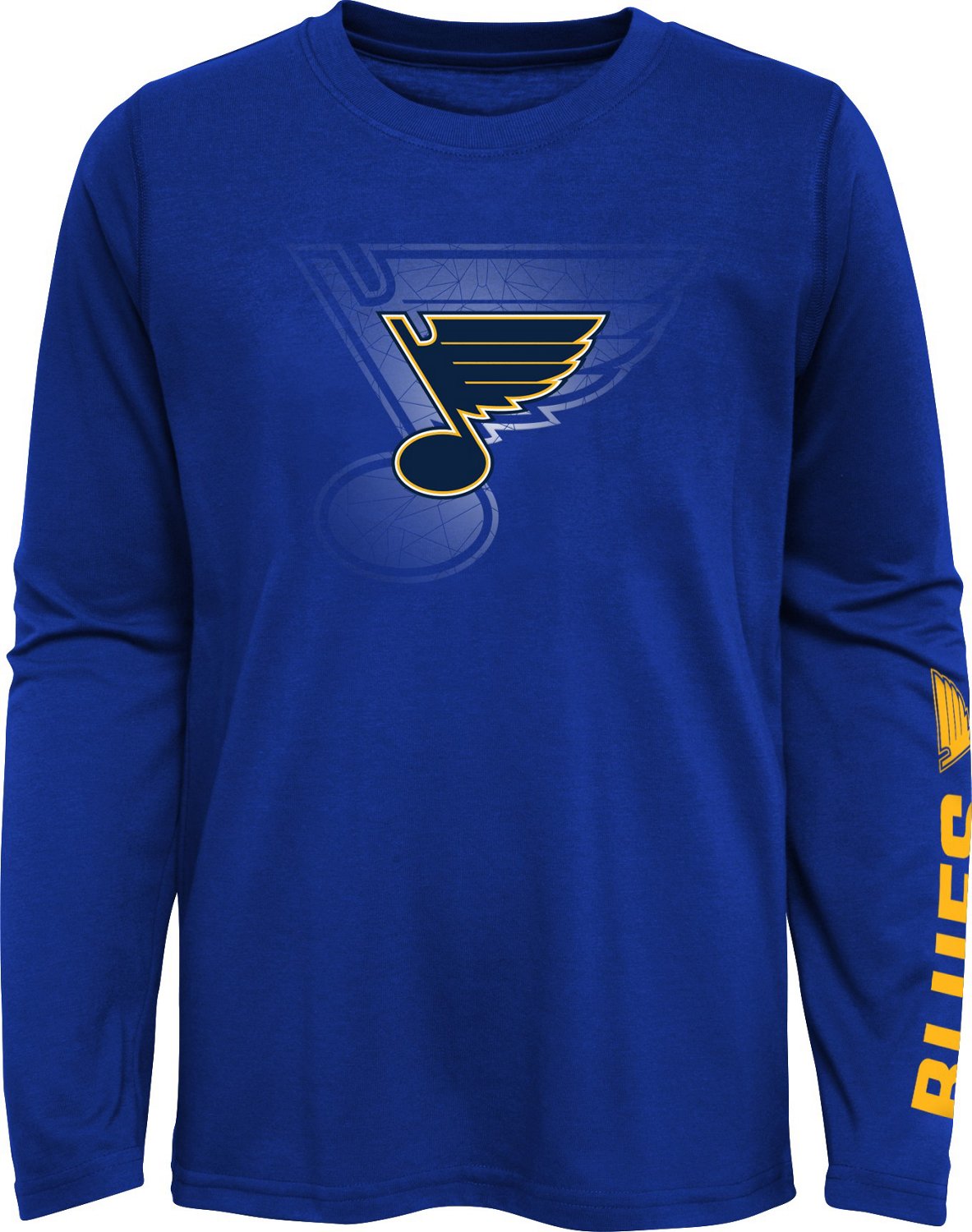 St. Louis Blues Youth Wordmark Logo Long Sleeve T-Shirt