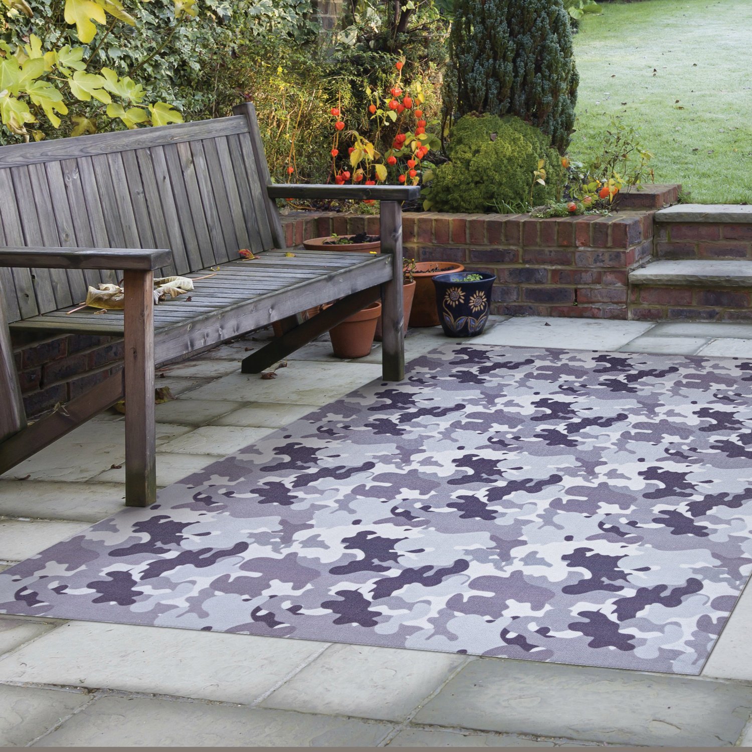 Foss Floors 6 ft x 8 ft Camo Area Rug                                                                                            - view number 6