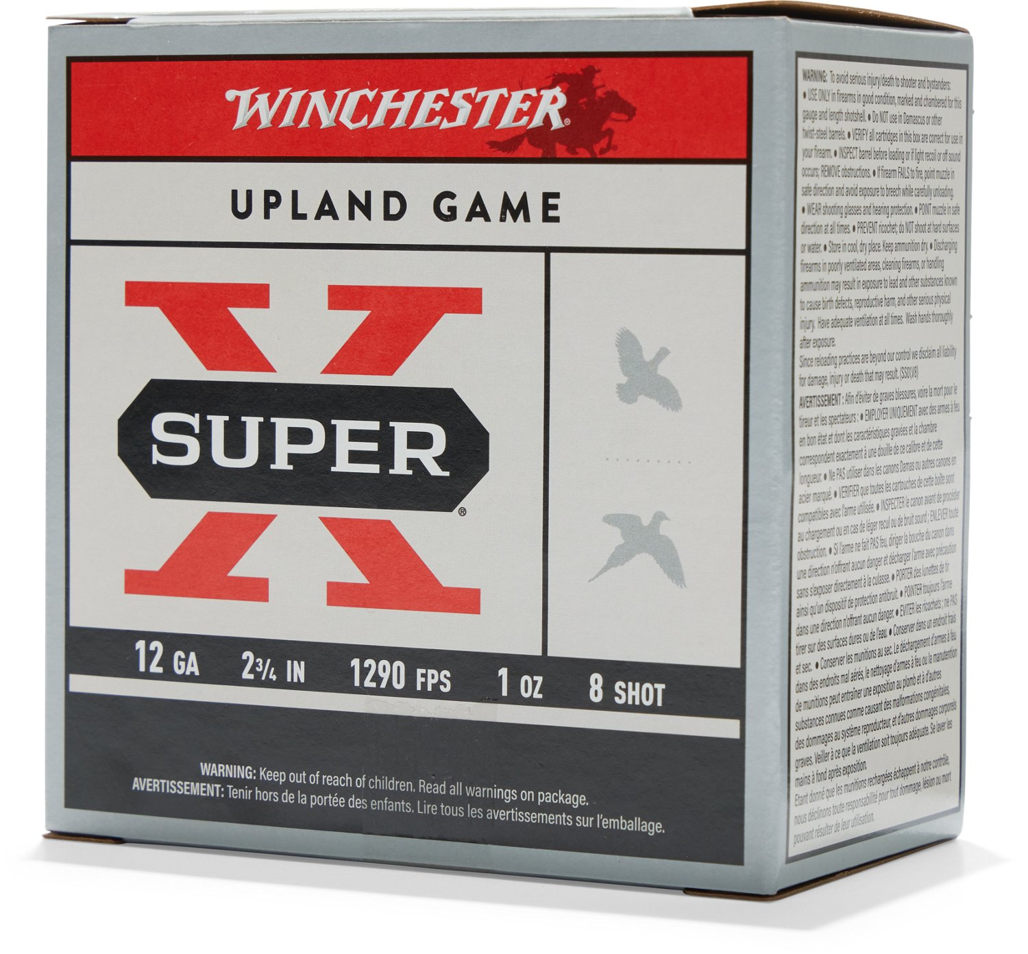 Winchester Super-X Lead Shot Dove & Game Load 12 Gauge 8 Shot Shotshells - 25 Rounds - view number 2
