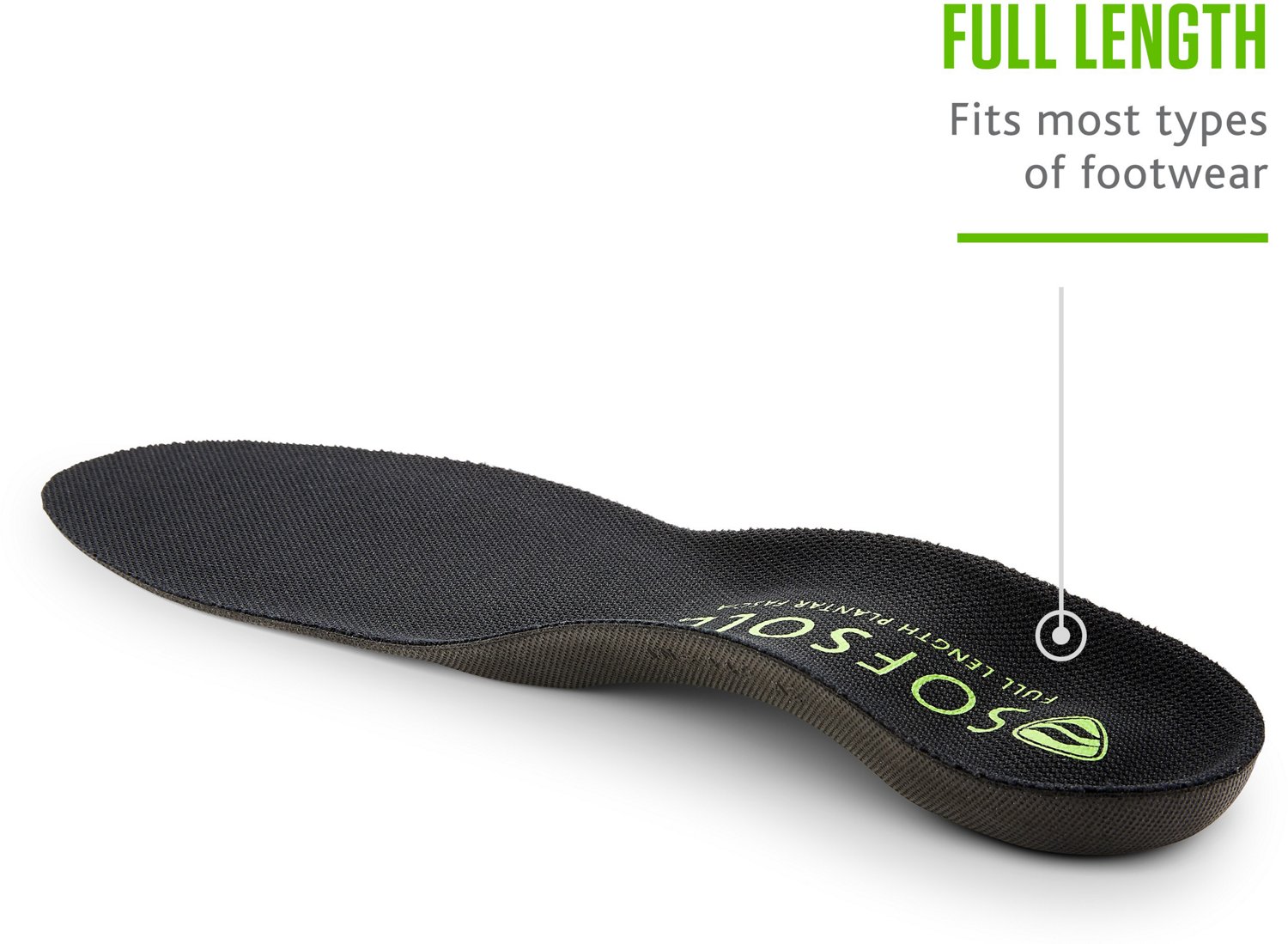 Sof Sole Men's Full Length Plantar Fascia Insoles - view number 4