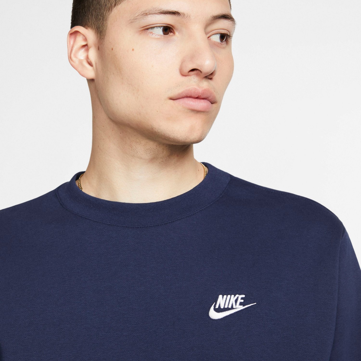 Nike Men's Sportswear Club Fleece Crew Pullover                                                                                  - view number 3