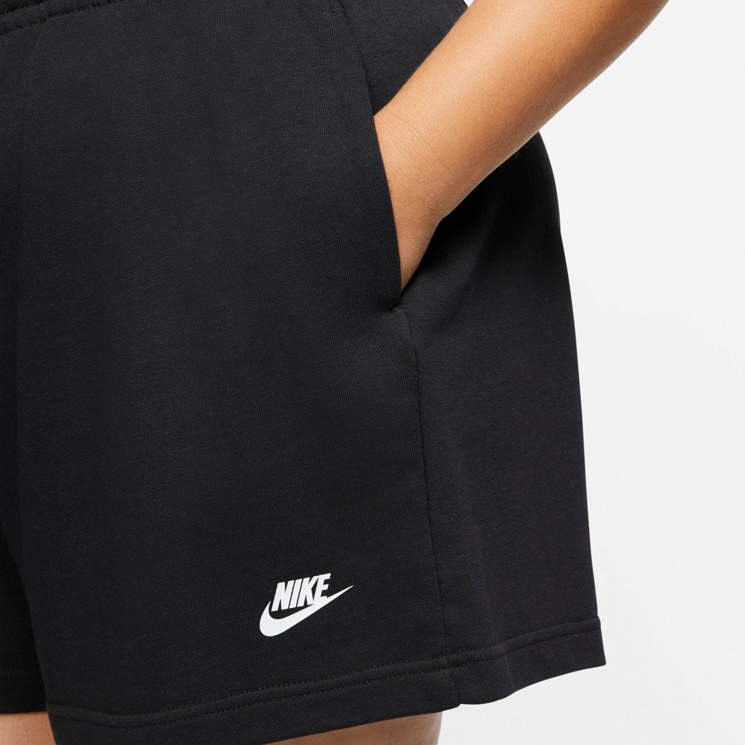 Nike Women's Sportswear  Plus Size Club Fleece French Terry Shorts - view number 4