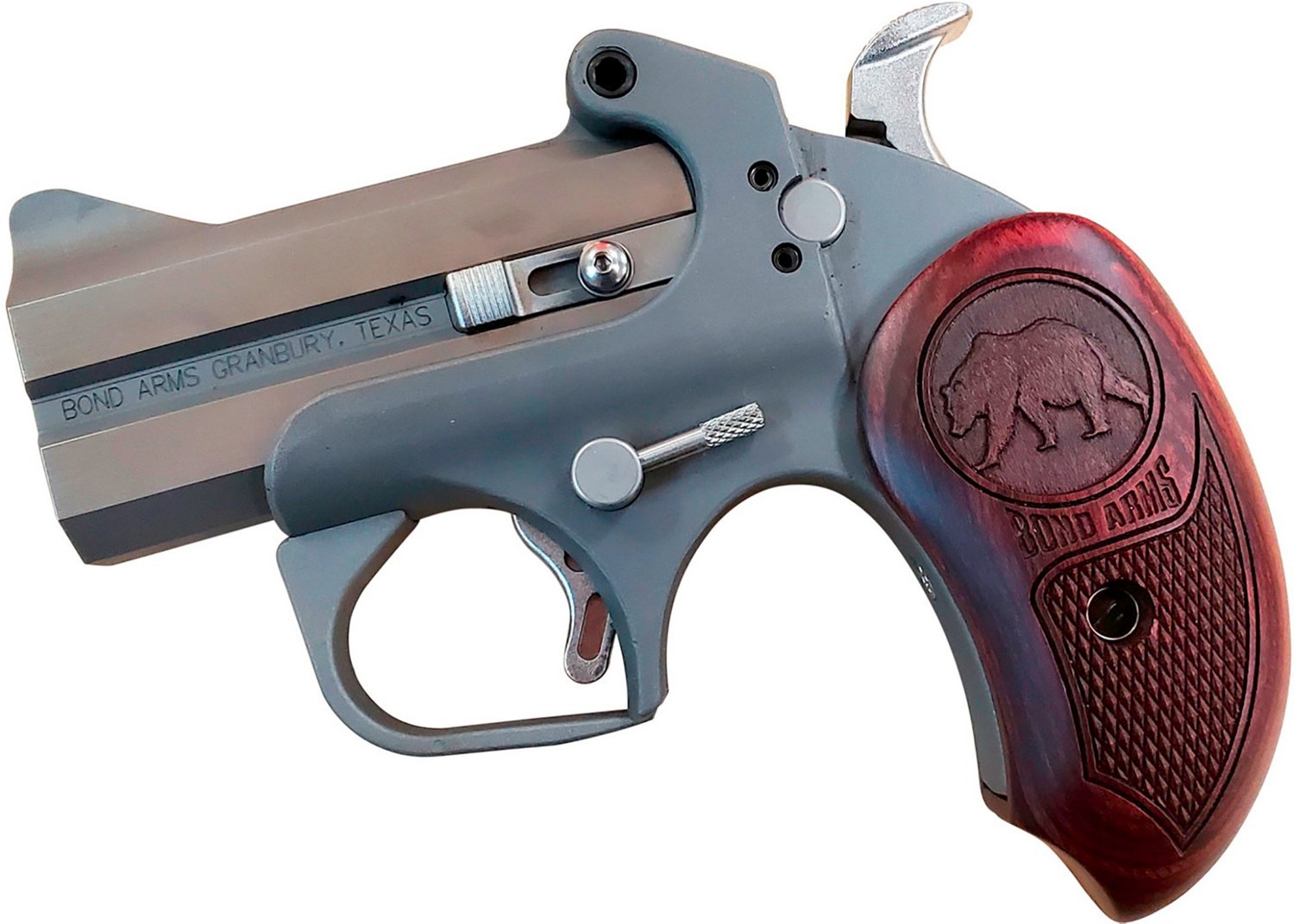 Bond Arms Grizzly 45 (Long) Colt/.410 3in Rosewood Pistol - 2 Rounds