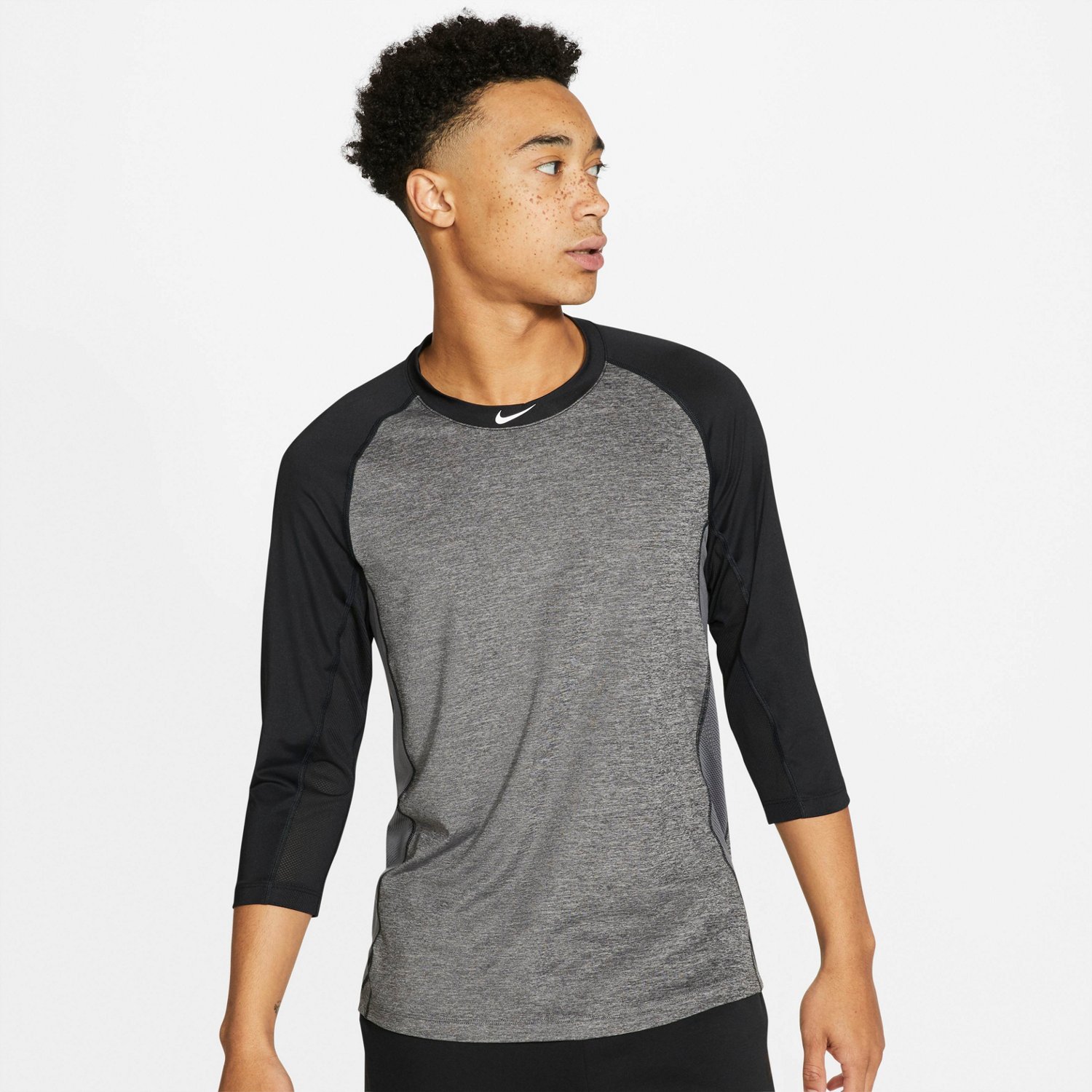 stad Ijdelheid gastheer Nike Men's Dri-FIT 3/4 Sleeve Baseball T-shirt | Academy