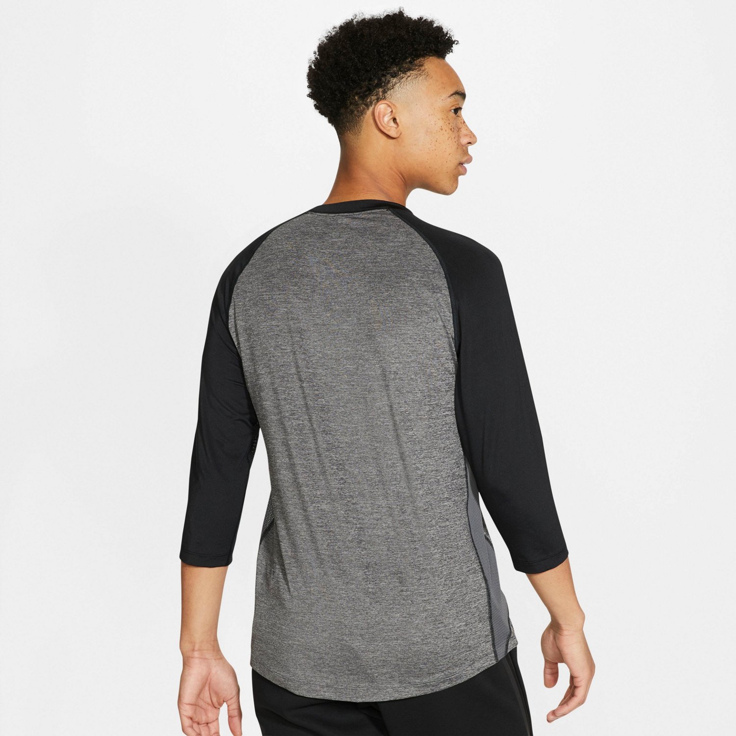 Nike Men's DriFIT 3/4 Sleeve Baseball Tshirt Academy