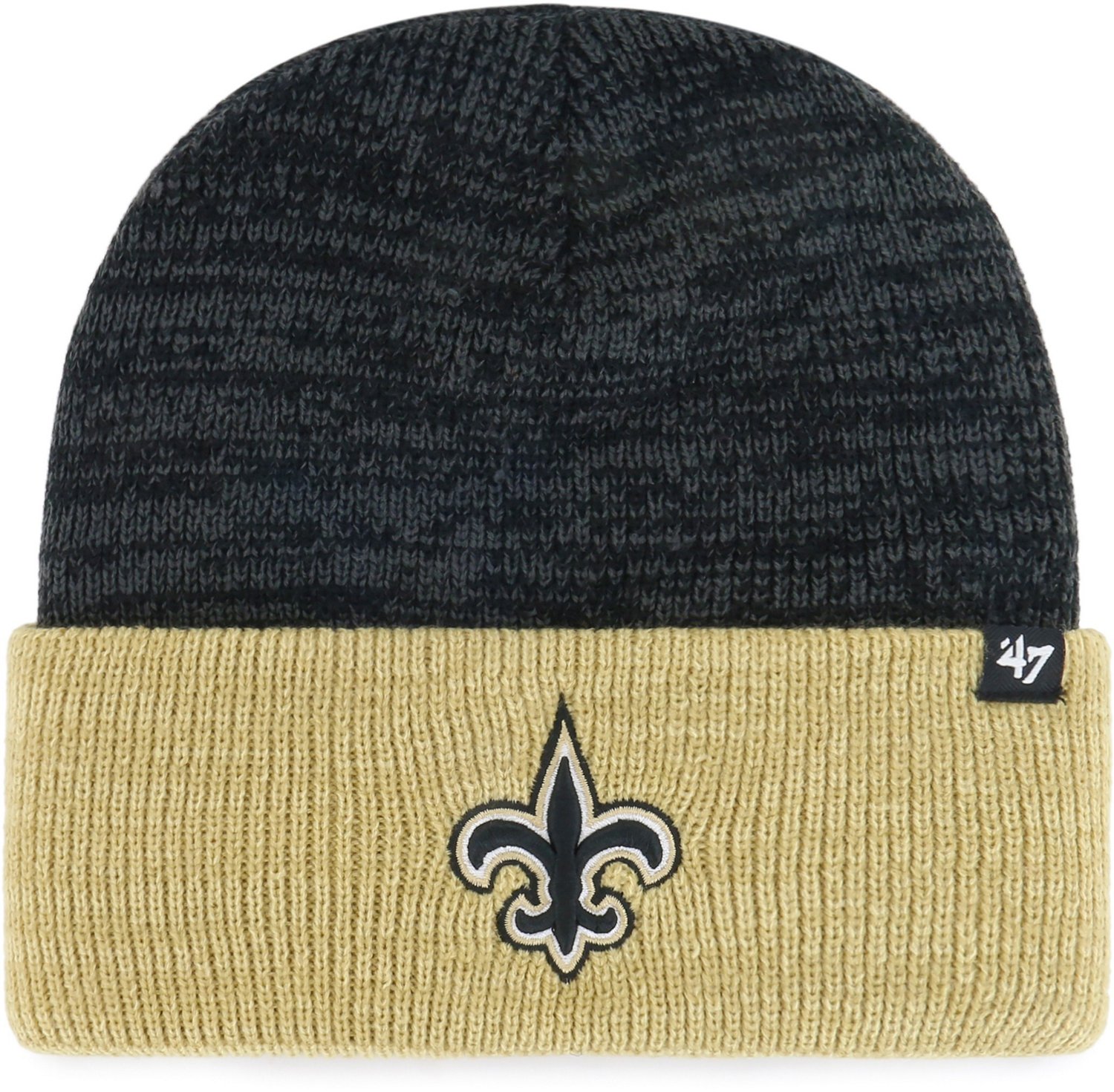 '47 New Orleans Saints 2-Tone Brain Freeze Cuff Knit Cap - view number 1