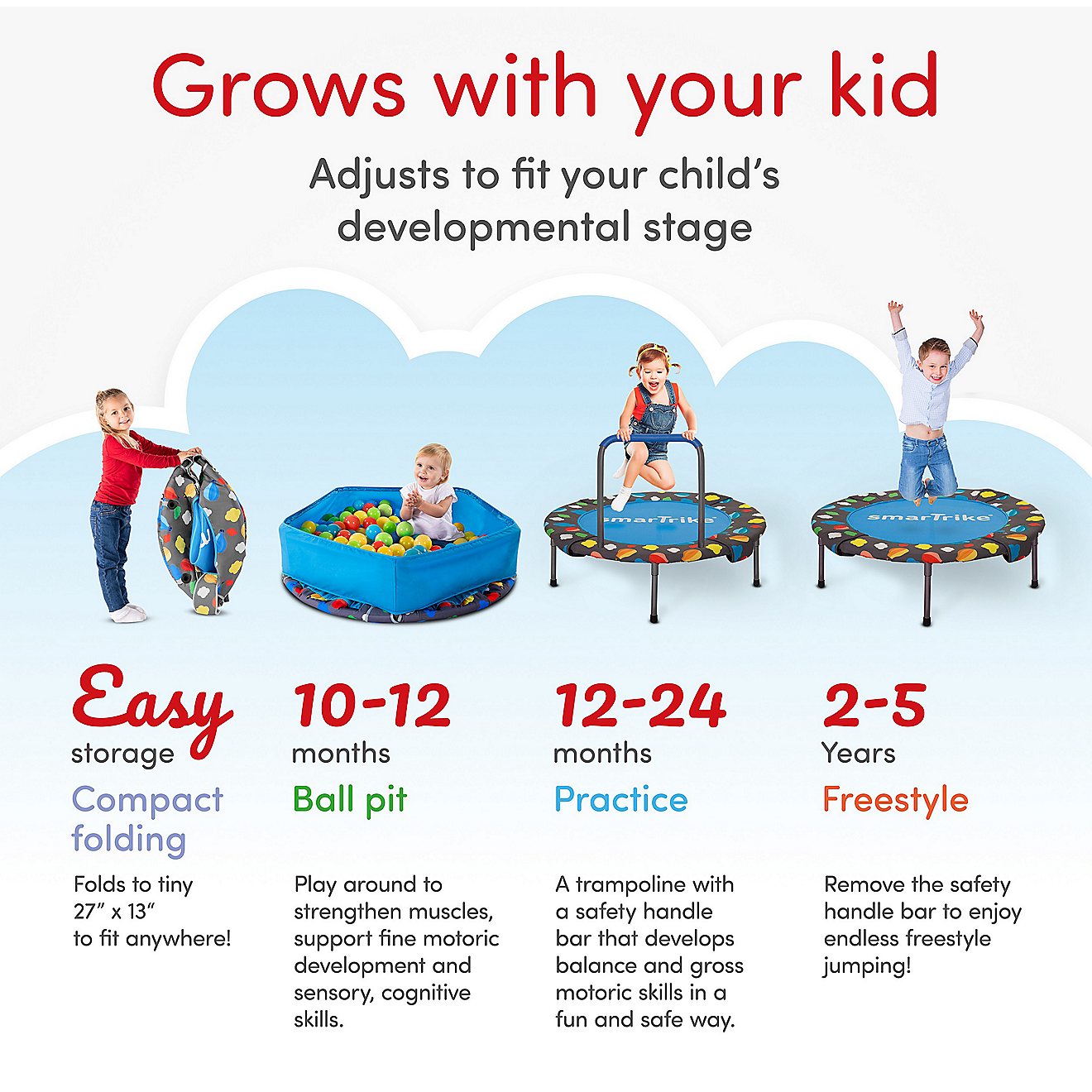 SmarTrike 3-in-1 Activity Center Trampoline                                                                                      - view number 7