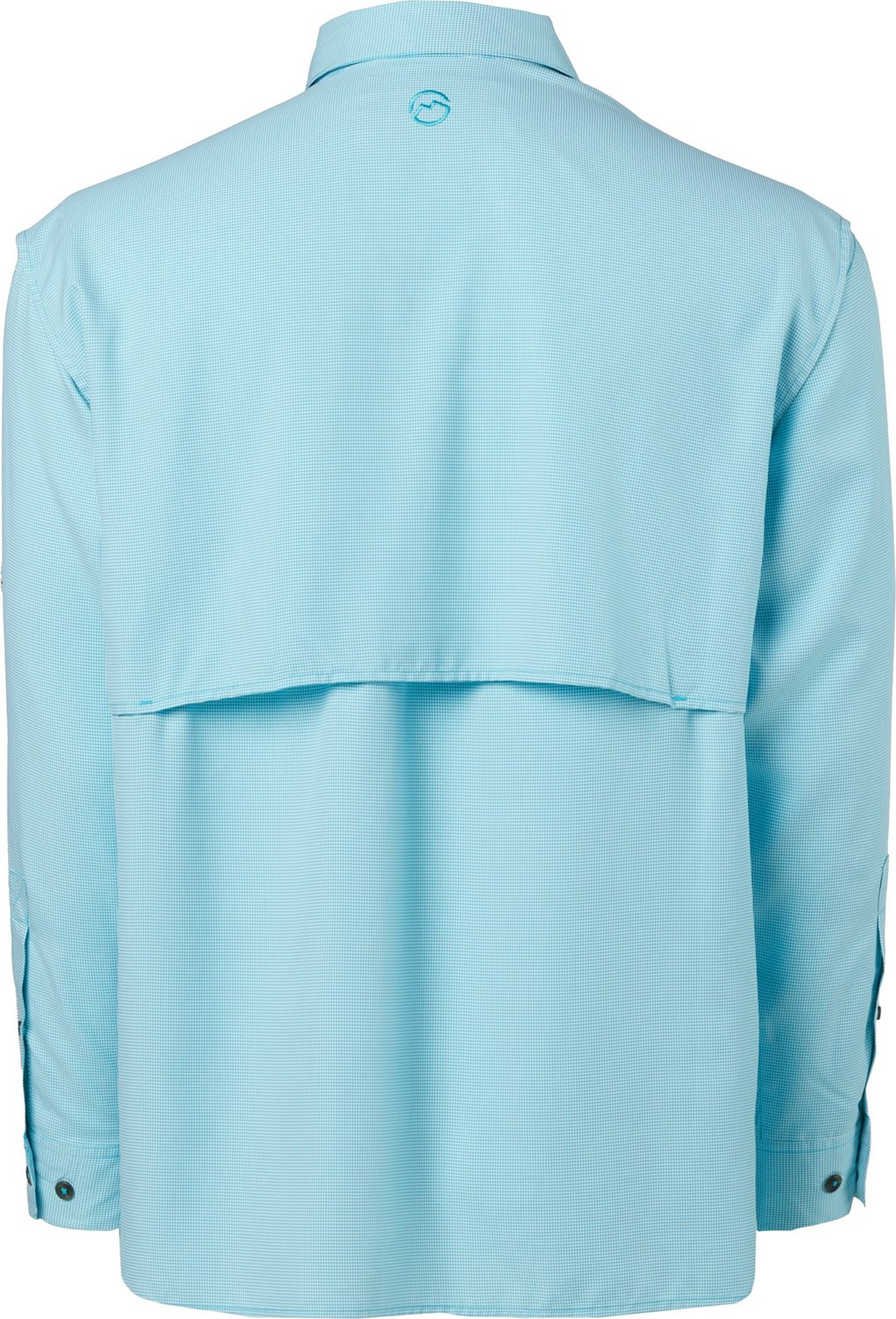 Magellan Outdoors Men's Aransas Pass Mini Check Long Sleeve Fishing Shirt - view number 2