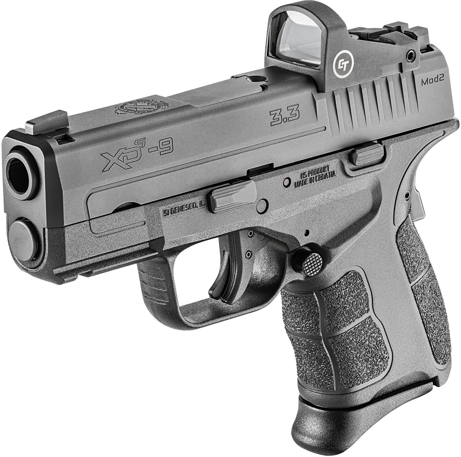Springfield XD-S MOD.2 OSP with CTS-1500 Optic 9mm Single-Action Pistol                                                          - view number 7