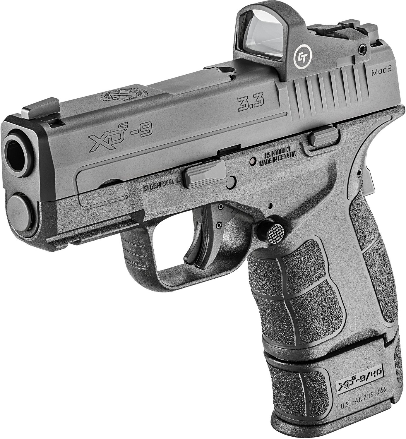 Springfield XD-S MOD.2 OSP with CTS-1500 Optic 9mm Single-Action Pistol                                                          - view number 8