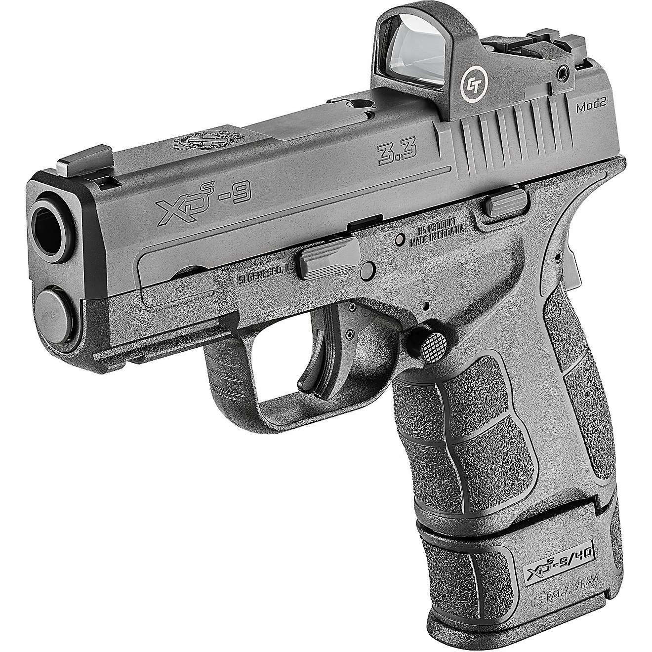 Springfield XD-S MOD.2 OSP with CTS-1500 Optic 9mm Single-Action Pistol                                                          - view number 8