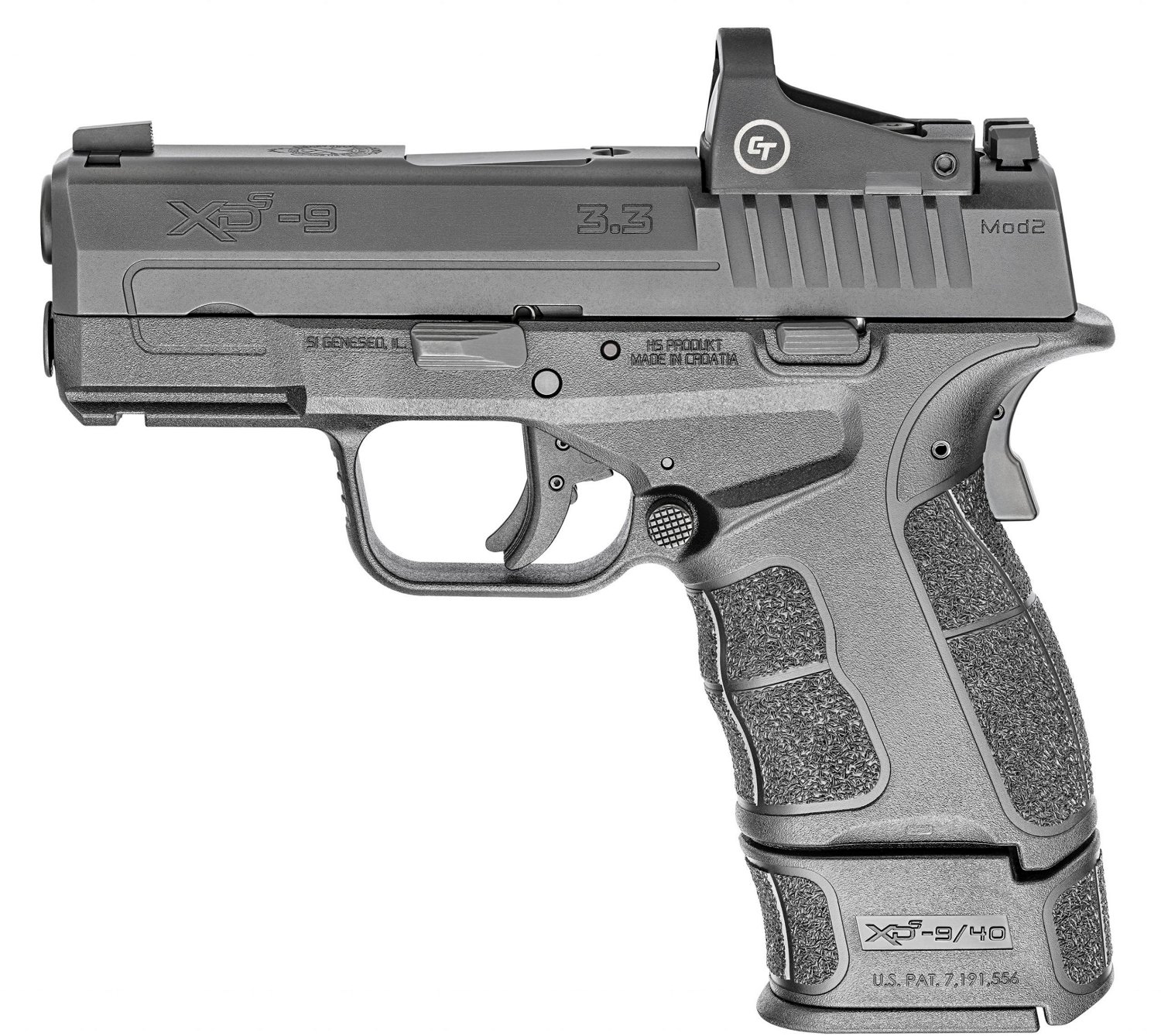 Springfield XD-S MOD.2 OSP with CTS-1500 Optic 9mm Single-Action Pistol                                                          - view number 4