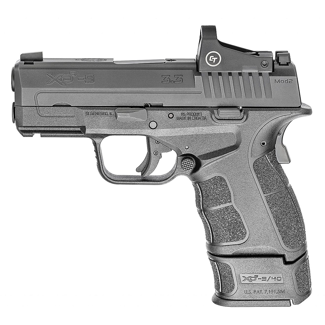 Springfield XD-S MOD.2 OSP with CTS-1500 Optic 9mm Single-Action Pistol                                                          - view number 4