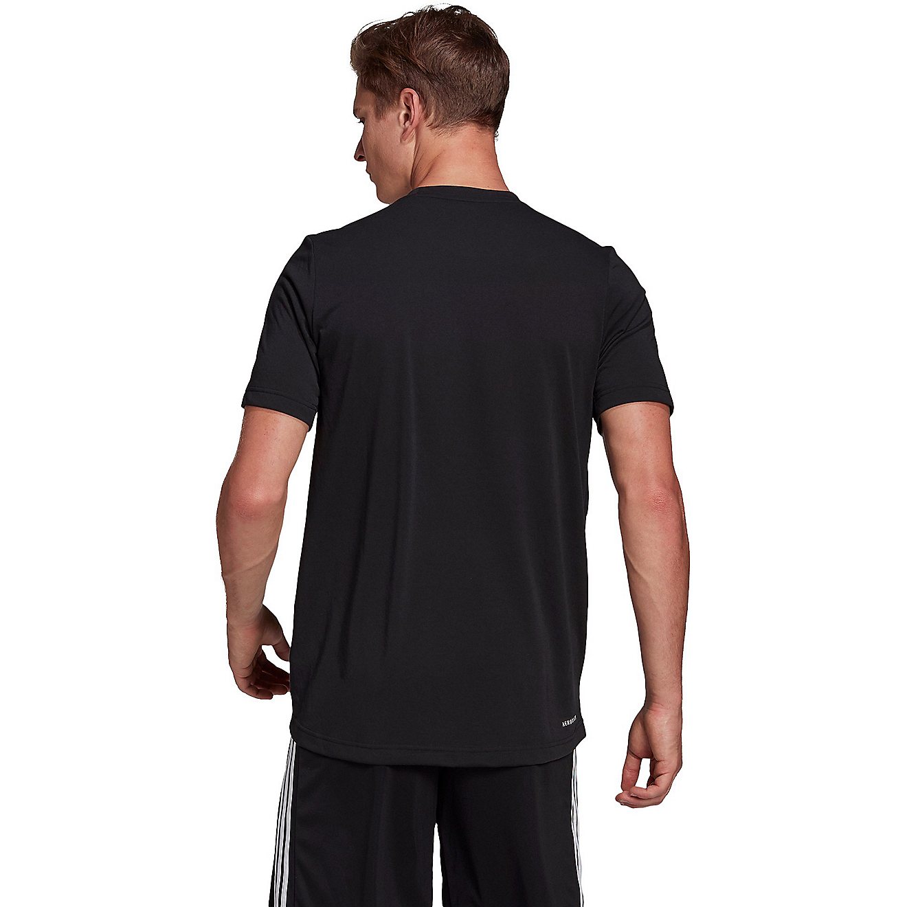 Adidas Men’s D2M FR Training Short Sleeve T Shirt                                                                              - view number 2