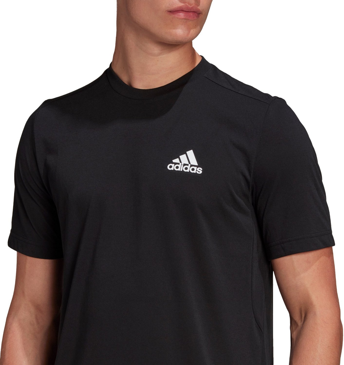 adidas Men’s D2M FR Training Short Sleeve T Shirt - view number 4