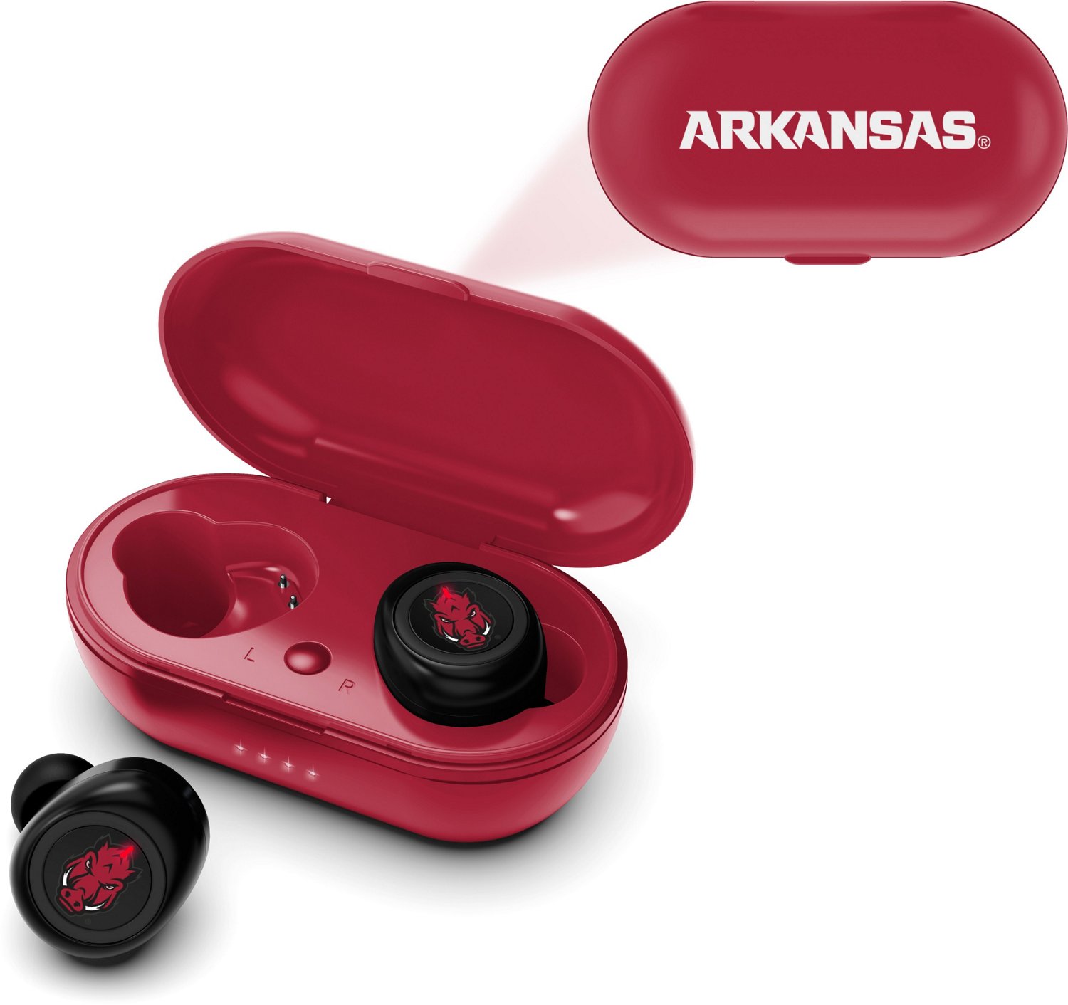 Mizco University of Arkansas True v.2 Wireless Earbuds
