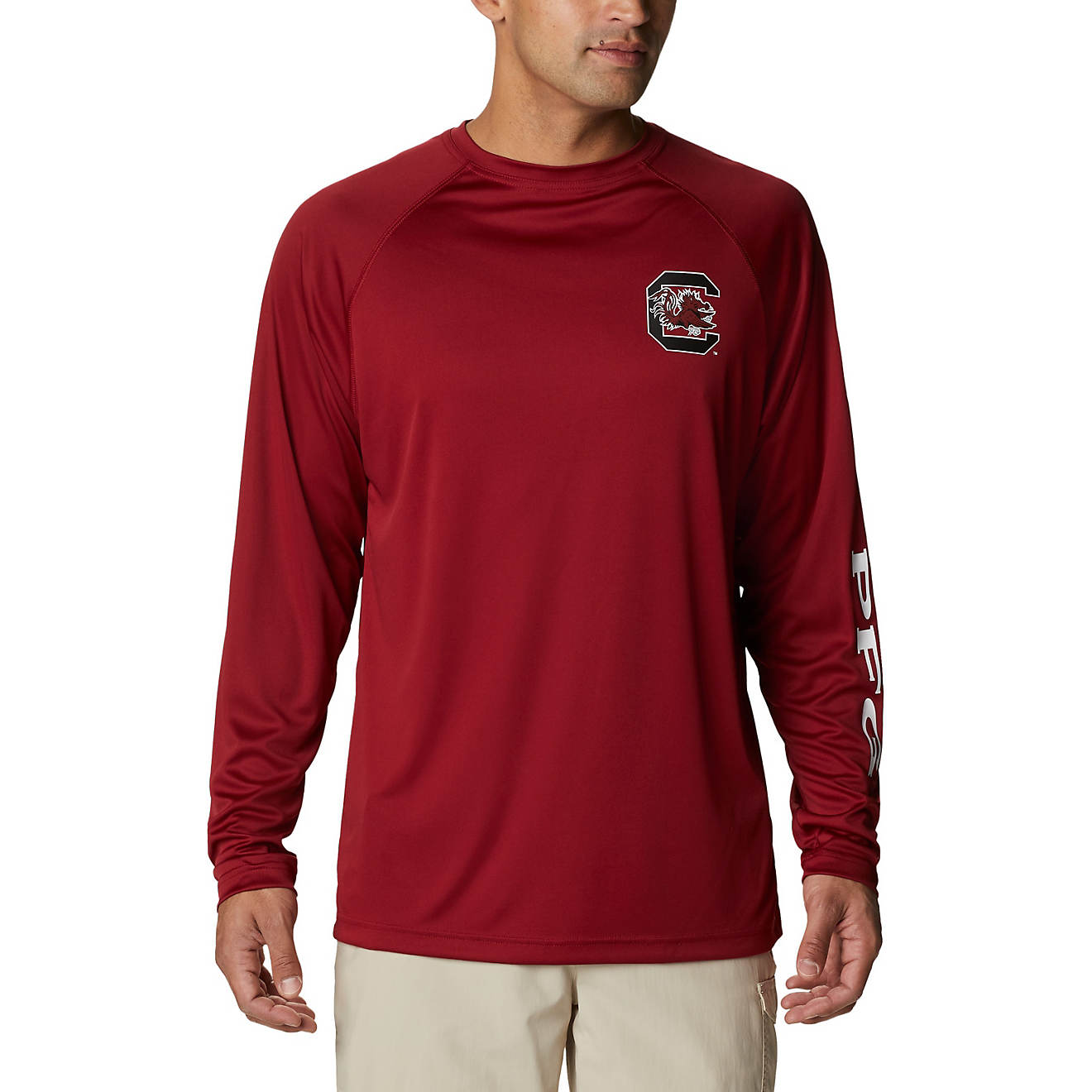 Columbia Sportswear Men's University of South Carolina Terminal Tackle Shirt                                                     - view number 1